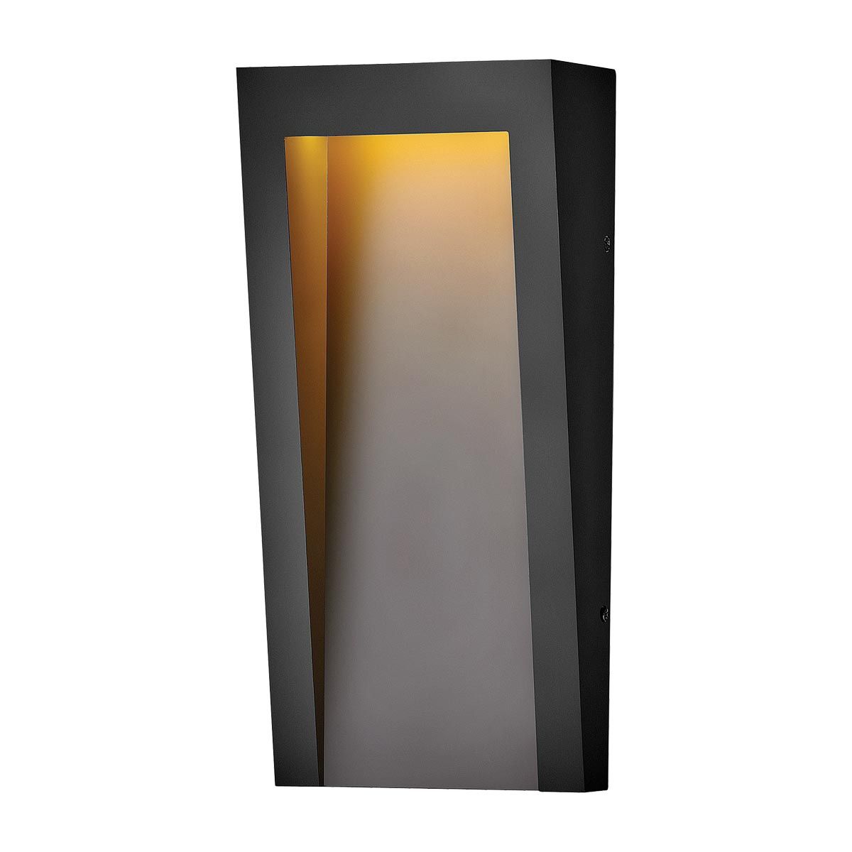 Konische LED - Wandlaterne - Strukturiertes Schwarz, wetterbeständiges Verbundmaterial - Elsteadlighting - HK - TAPER - M - TBK