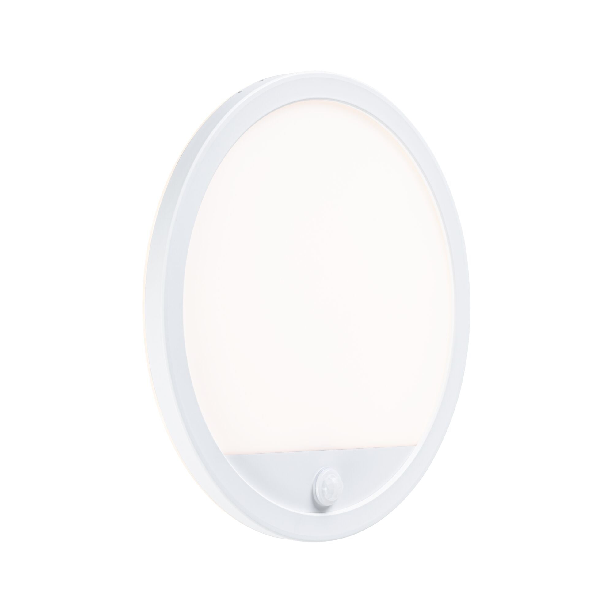 LED Außenpanel Lamina Backlight Bewegungsmelder insektenfreundlich IP44 rund 280mm Tunable Warm 14W 1150lm 230V Weiß Kunststoff - Paulmann - 94706
