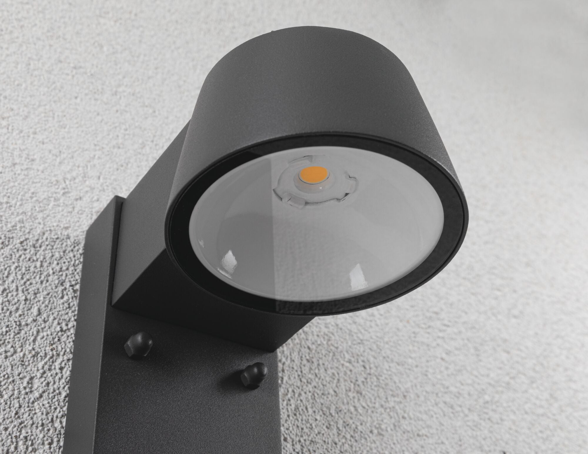 LED Außenwandleuchte Capera Bewegungsmelder insektenfreundlich IP44 96x153mm Tunable Warm 6W 450lm 230V 98° Anthrazit Aluminium - Paulmann - 94714
