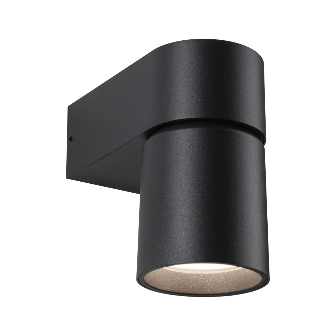 LED Außenwandleuchte Kimu IP44 zylindrisch 80mm 3000K 8W 500lm 230V 70° Anthrazit Aluminium - Paulmann - 94820