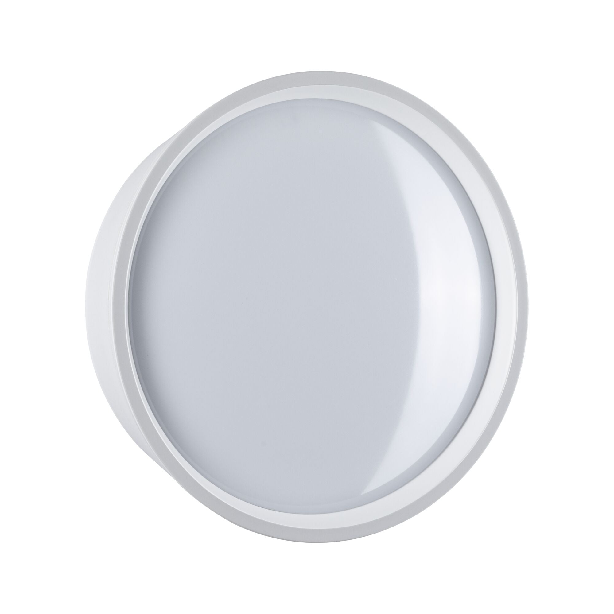 LED Außenwandleuchte Platomo seewasserresistent IP44 rund 180mm 3000K 14,5W 1200lm 230V Weiß Kunststoff - Paulmann - 94697