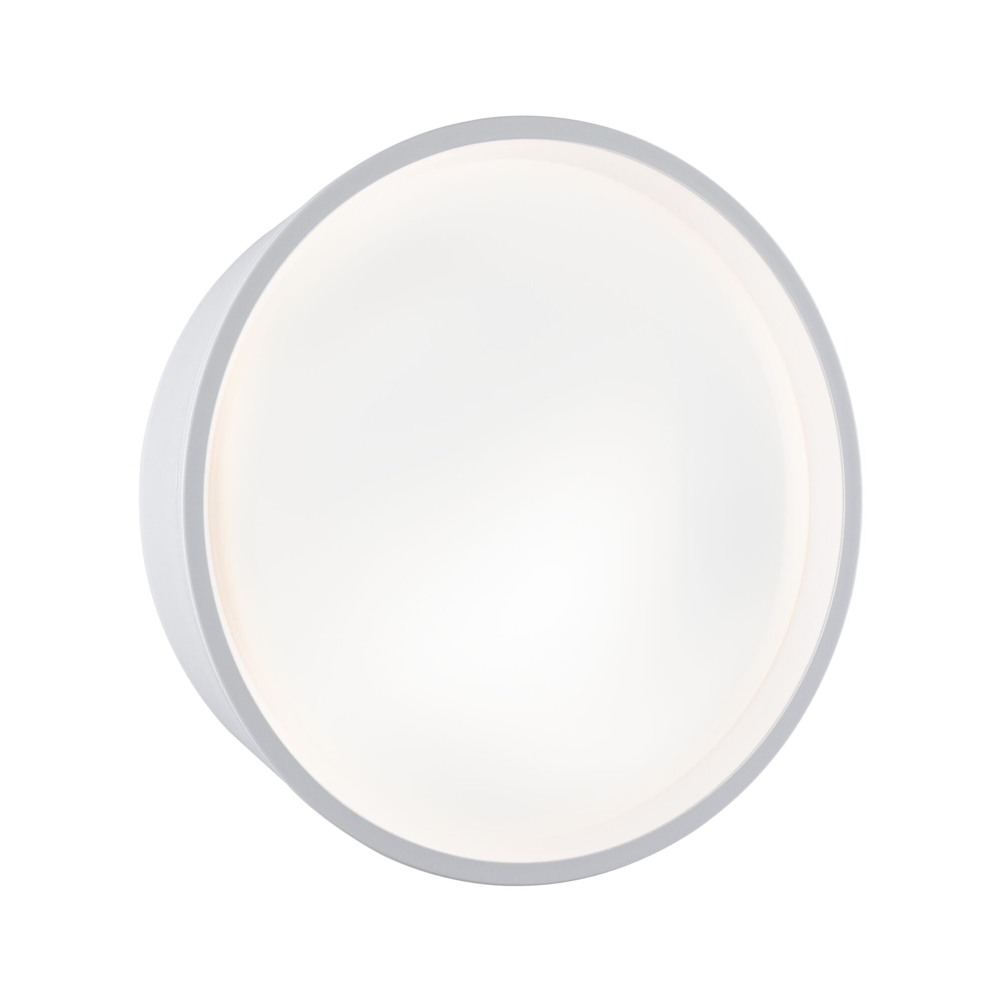 LED Außenwandleuchte Platomo seewasserresistent IP44 rund 180mm 3000K 14,5W 1200lm 230V Weiß Kunststoff - Paulmann - 94697