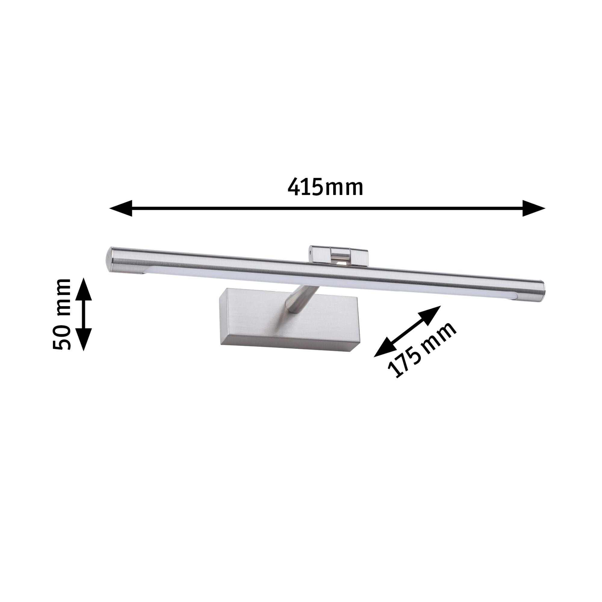 LED Bilderleuchte Mingo 3000K 510lm 230V 9,5W Alu gebürstet - Paulmann - 95566
