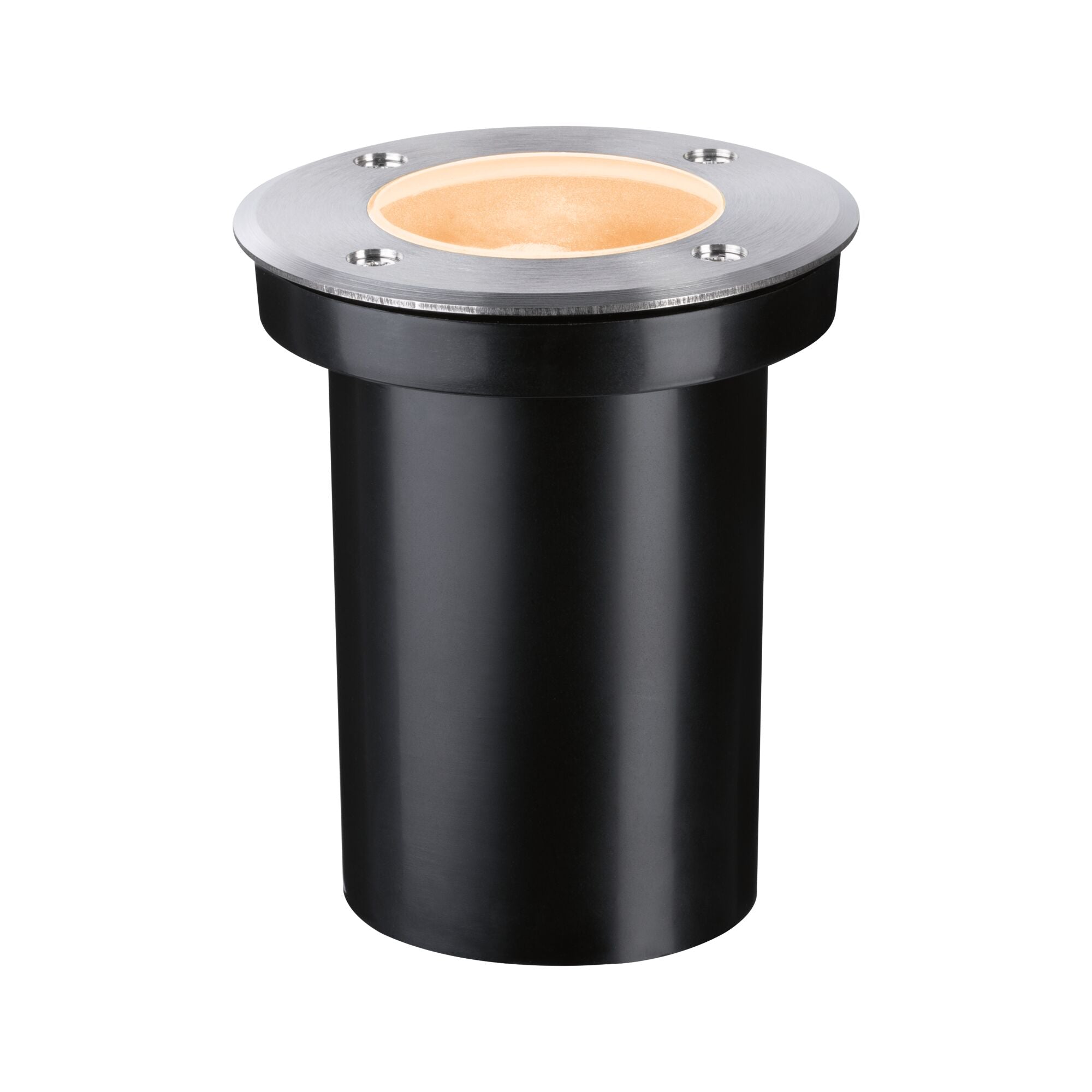 LED Bodeneinbauleuchte Goldlicht IP65 110mm 2200K 4,3W 320lm 230V Edelstahl gebürstet Edelstahl/Kunststoff - Paulmann - 94732