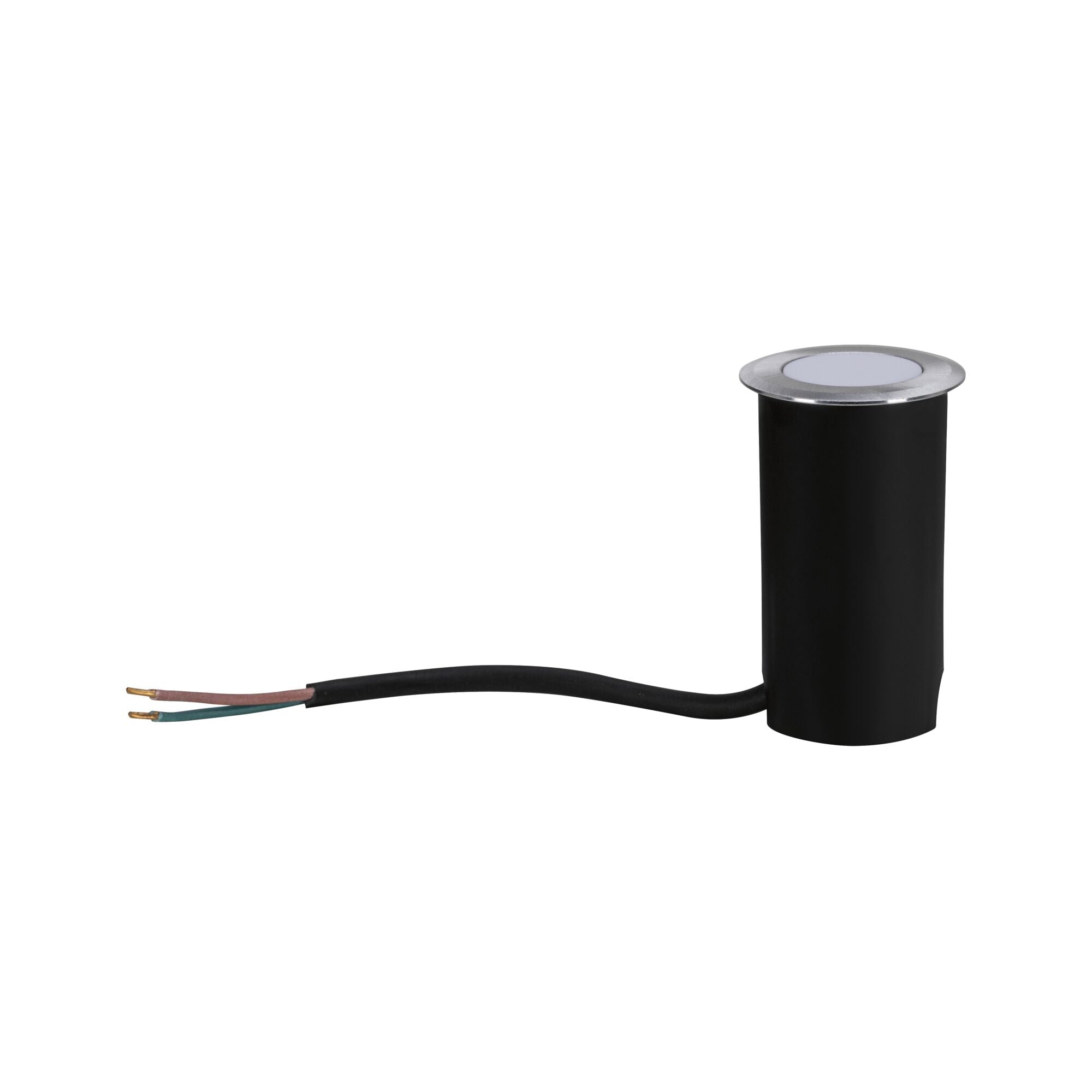 LED Bodeneinbauleuchte Goldlicht IP65 rund 50mm 2200K 2,2W 60lm 230V Alu Kunststoff/Metall - Paulmann - 94726