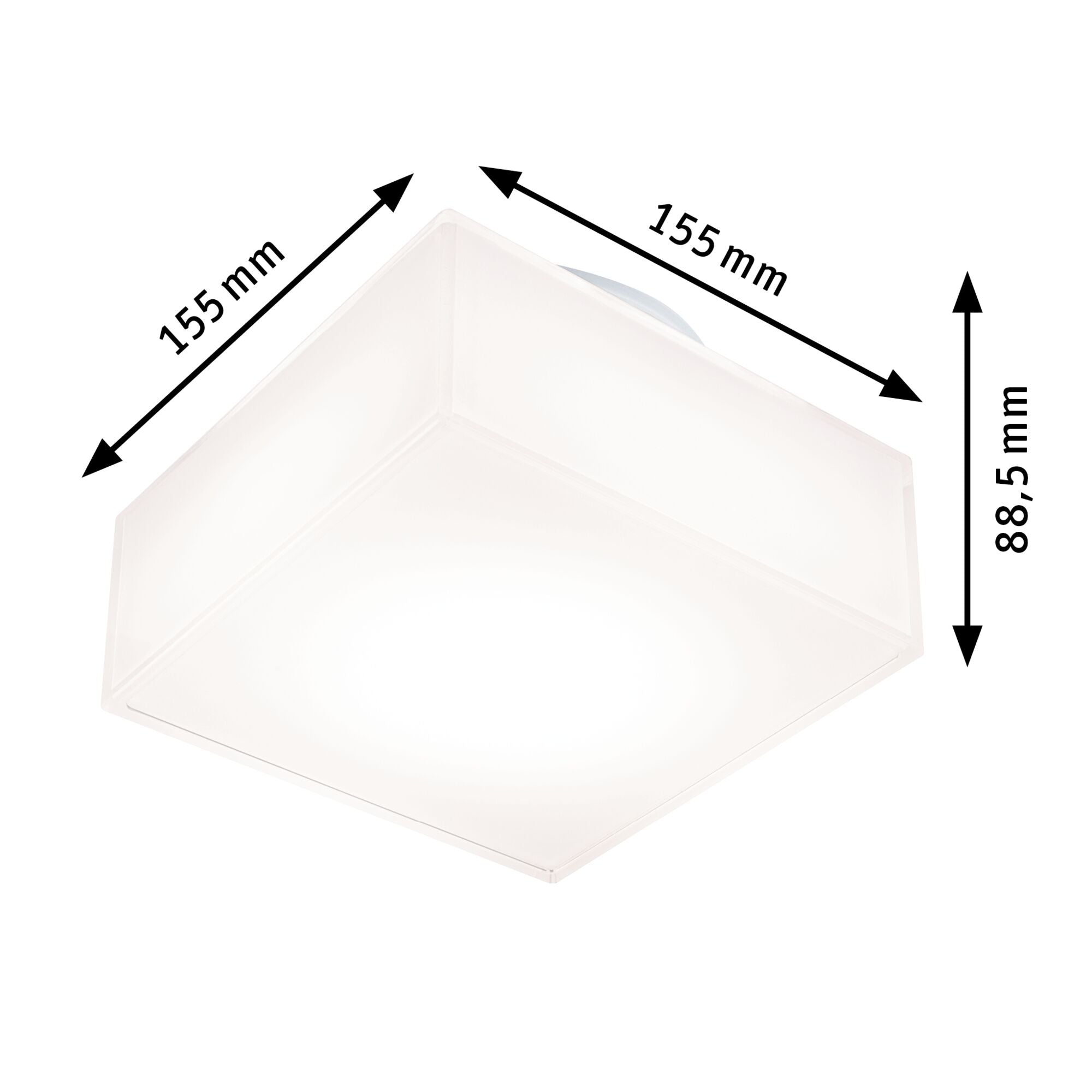 LED Deckenleuchte Maro IP44 3000K 430lm 230V 6,8W Weiß - Paulmann - 71082