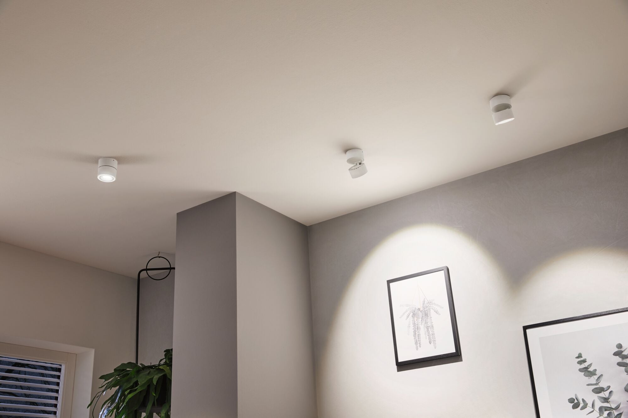 LED Deckenleuchte Spircle 78mm 8W 550lm 230V 3000K Weiß matt - Paulmann - 93373