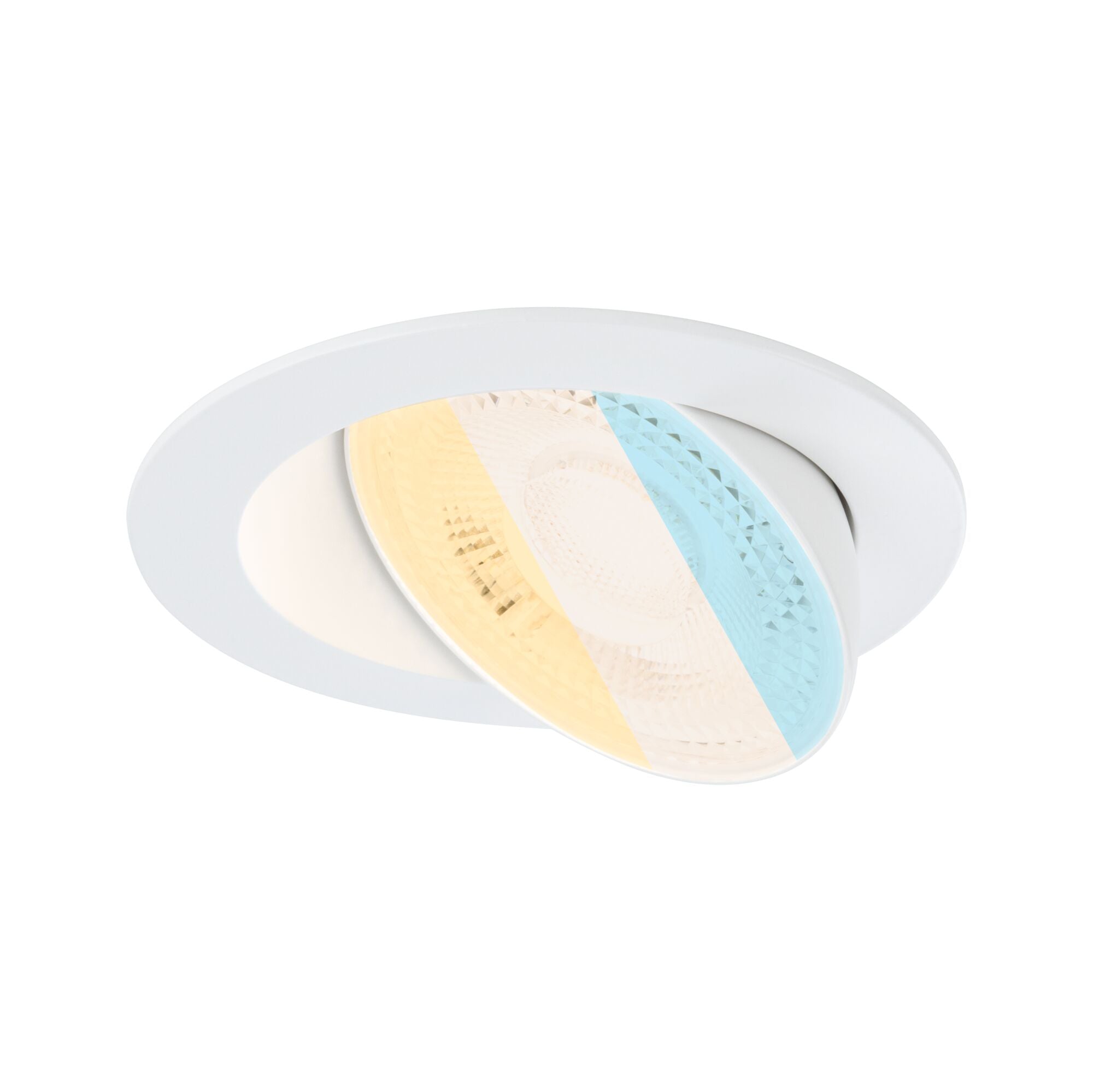 LED Einbauleuchte Aumus Einzelspot rund 105mm 90° 5W 700lm 230V dimmbar 2700 - 6500K Weiß - Paulmann - 92253