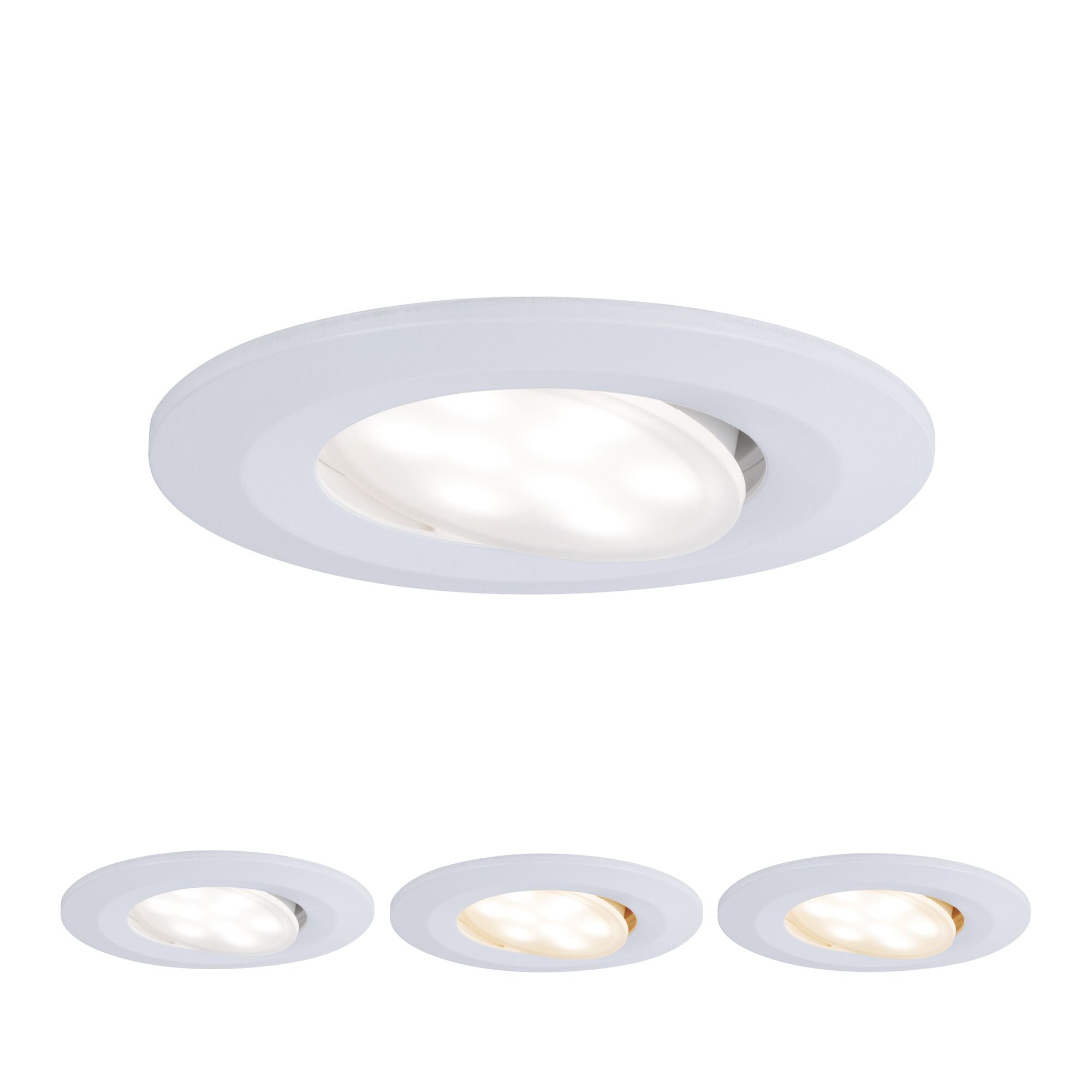 LED Einbauleuchte Calla schwenkbar IP65 rund 90mm 30° 5W 400lm 230V White Switch Weiß matt - Paulmann - 99934