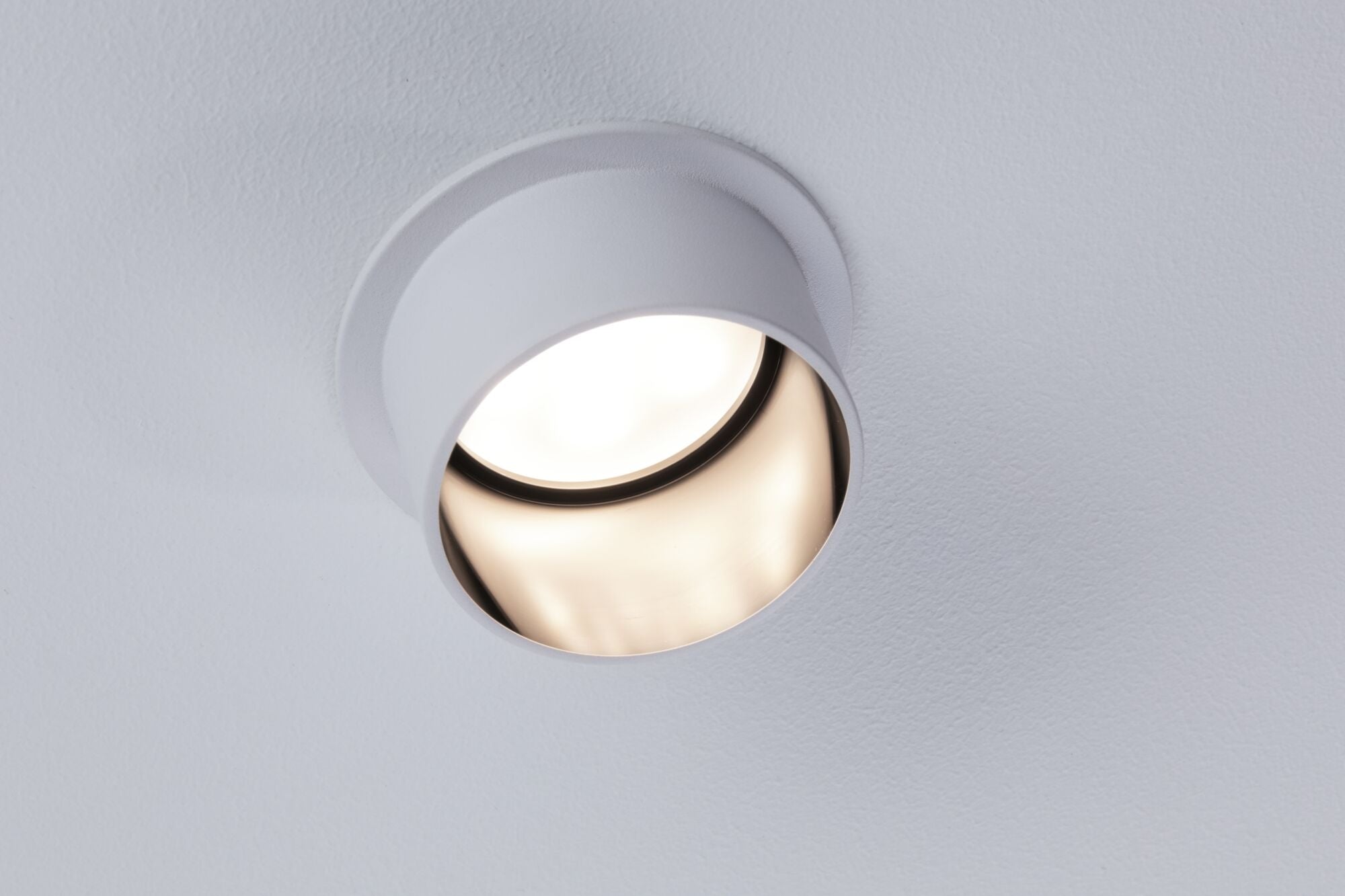 LED Einbauleuchte Gil Coin Basisset IP44 rund 68mm Coin 3x6W 3x470lm 230V dimmbar 2700K Weiß matt/Schwarz matt - Paulmann - 93377