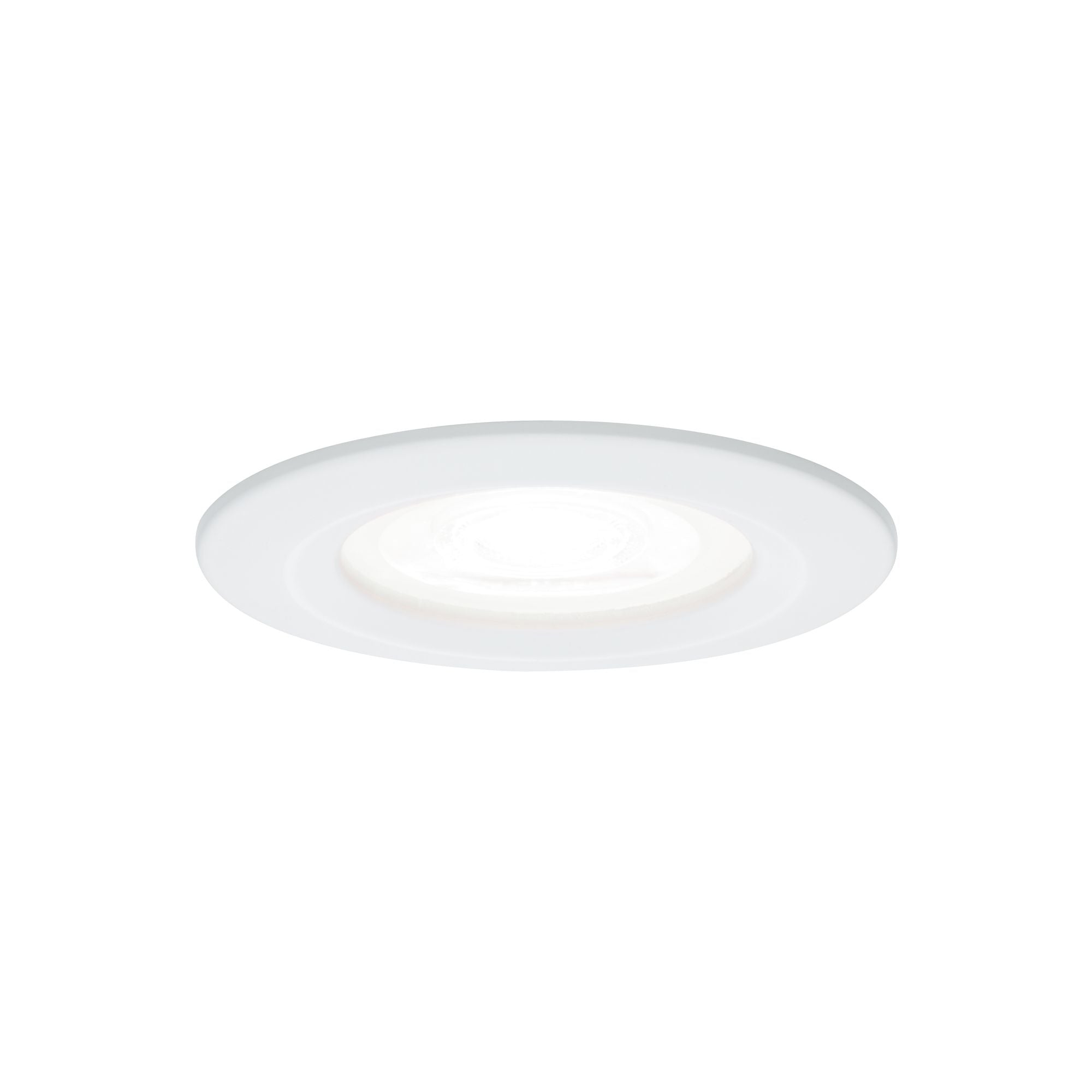LED Einbauleuchte Nova Basisset starr IP44 rund 78mm GU10 3x6,5W 3x470lm 230V 4000K Weiß matt - Paulmann - 92980