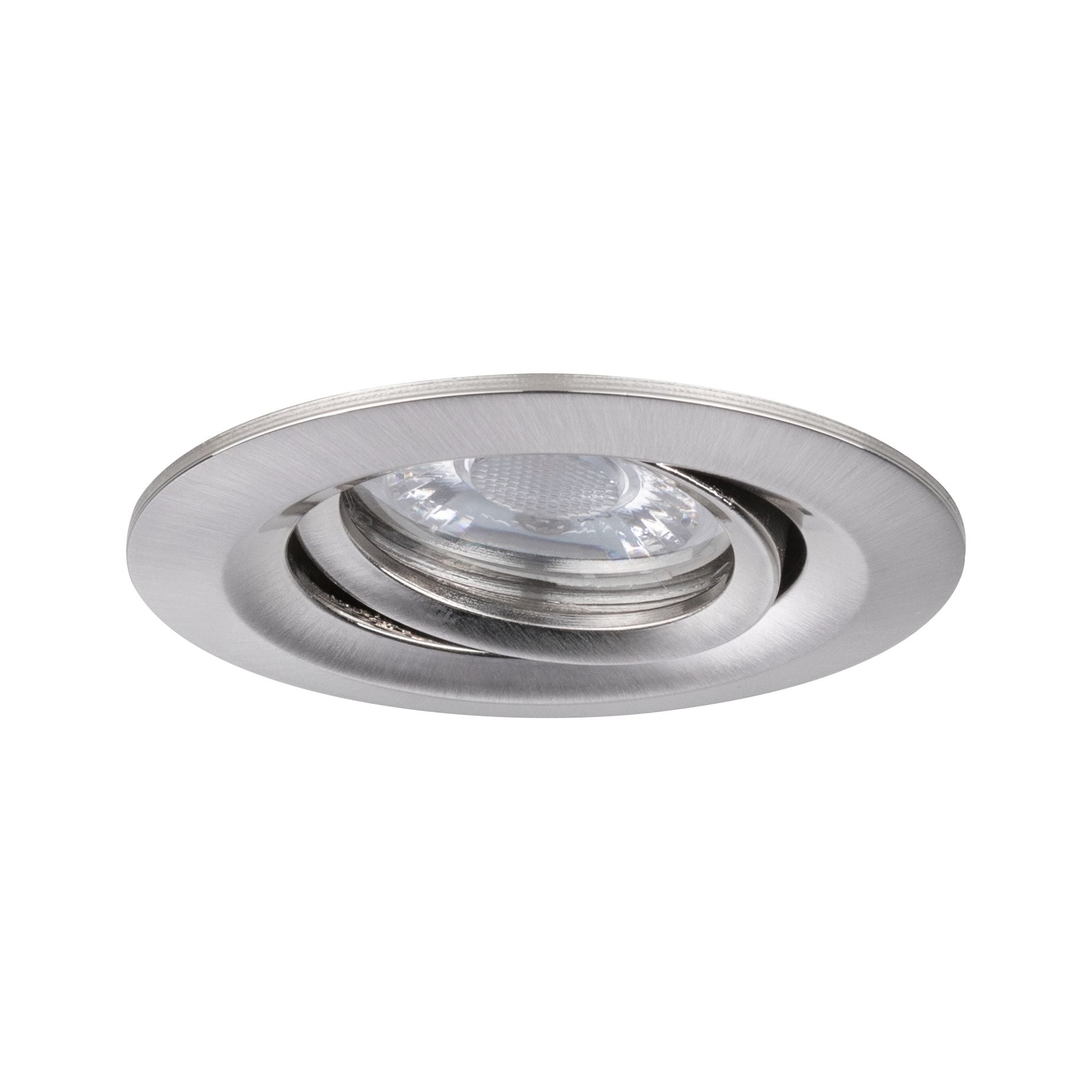 LED Einbauleuchte Nova Mini Coin Einzelleuchte schwenkbar rund 66mm 15° Coin 4W 310lm 230V 2700K Eisen gebürstet - Paulmann - 94294