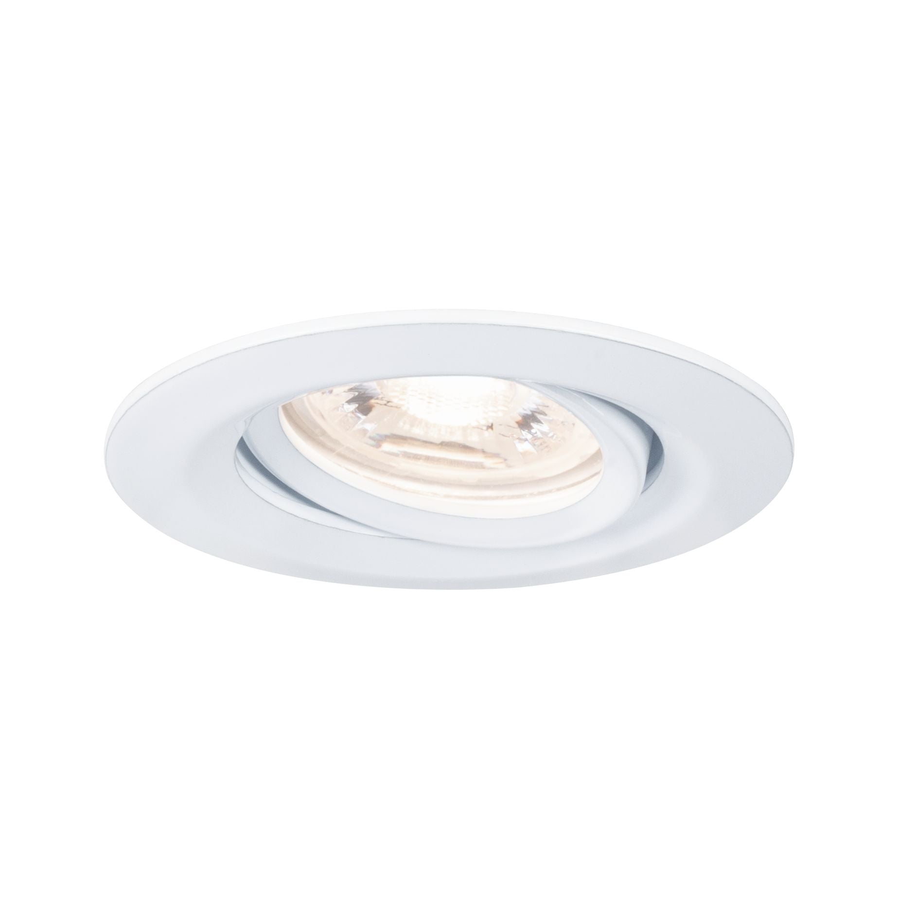 LED Einbauleuchte Nova Mini Coin Einzelleuchte schwenkbar rund 66mm 15° Coin 4W 310lm 230V 2700K Weiß matt - Paulmann - 94292