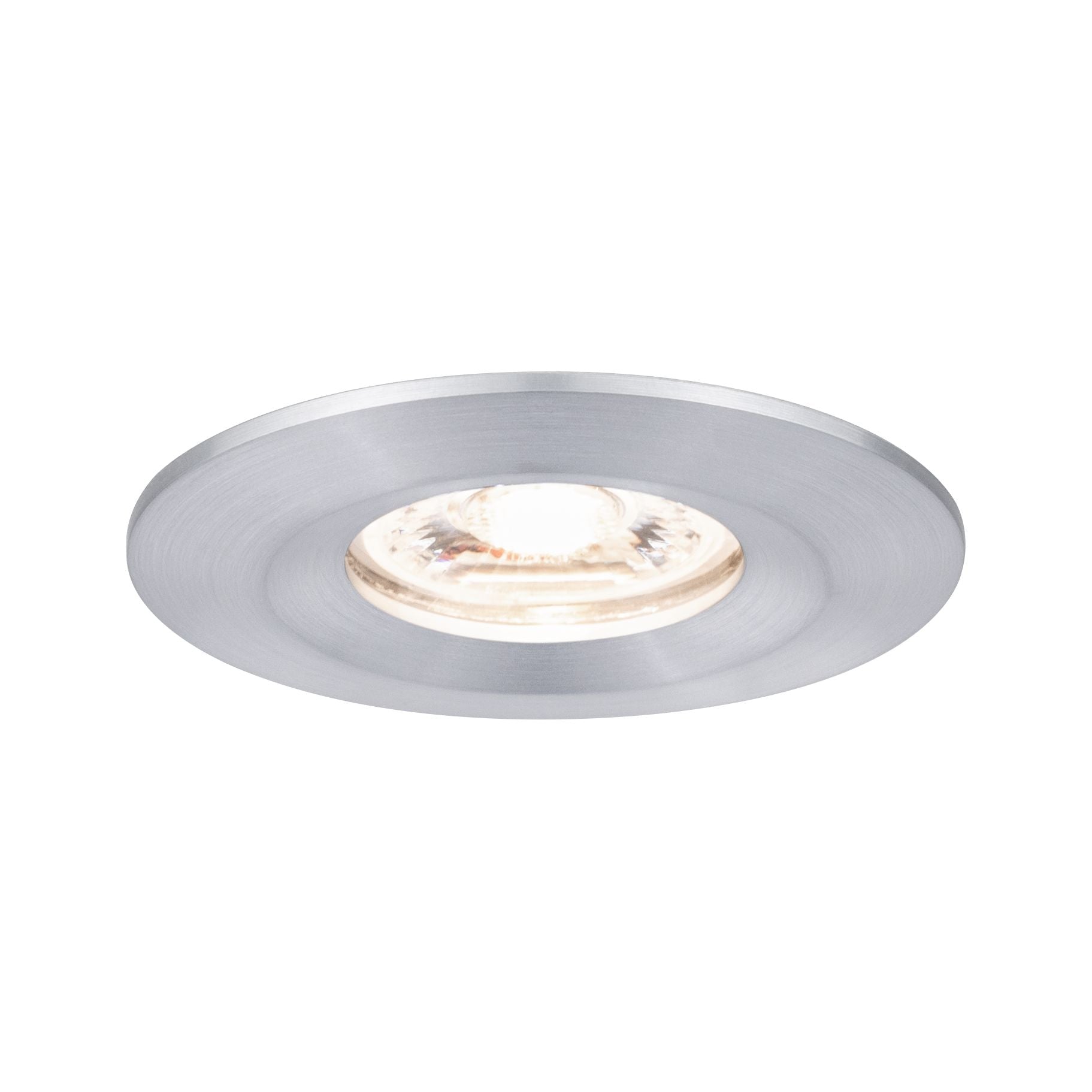 LED Einbauleuchte Nova Mini Coin Einzelleuchte starr IP44 rund 65mm Coin 4W 310lm 230V 2700K Alu gedreht - Paulmann - 94304