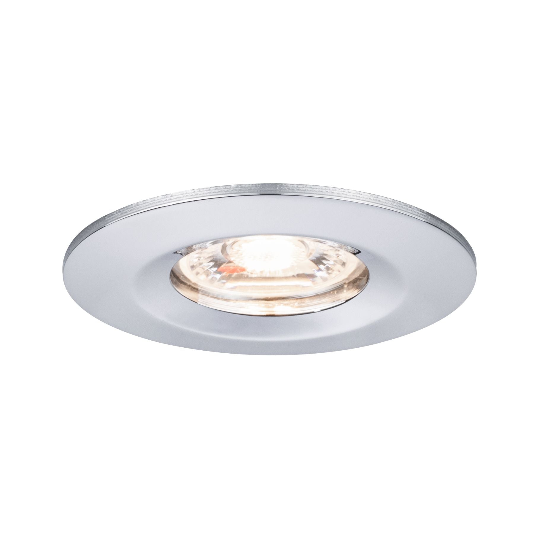 LED Einbauleuchte Nova Mini Coin Einzelleuchte starr IP44 rund 65mm Coin 4W 310lm 230V 2700K Chrom - Paulmann - 94302