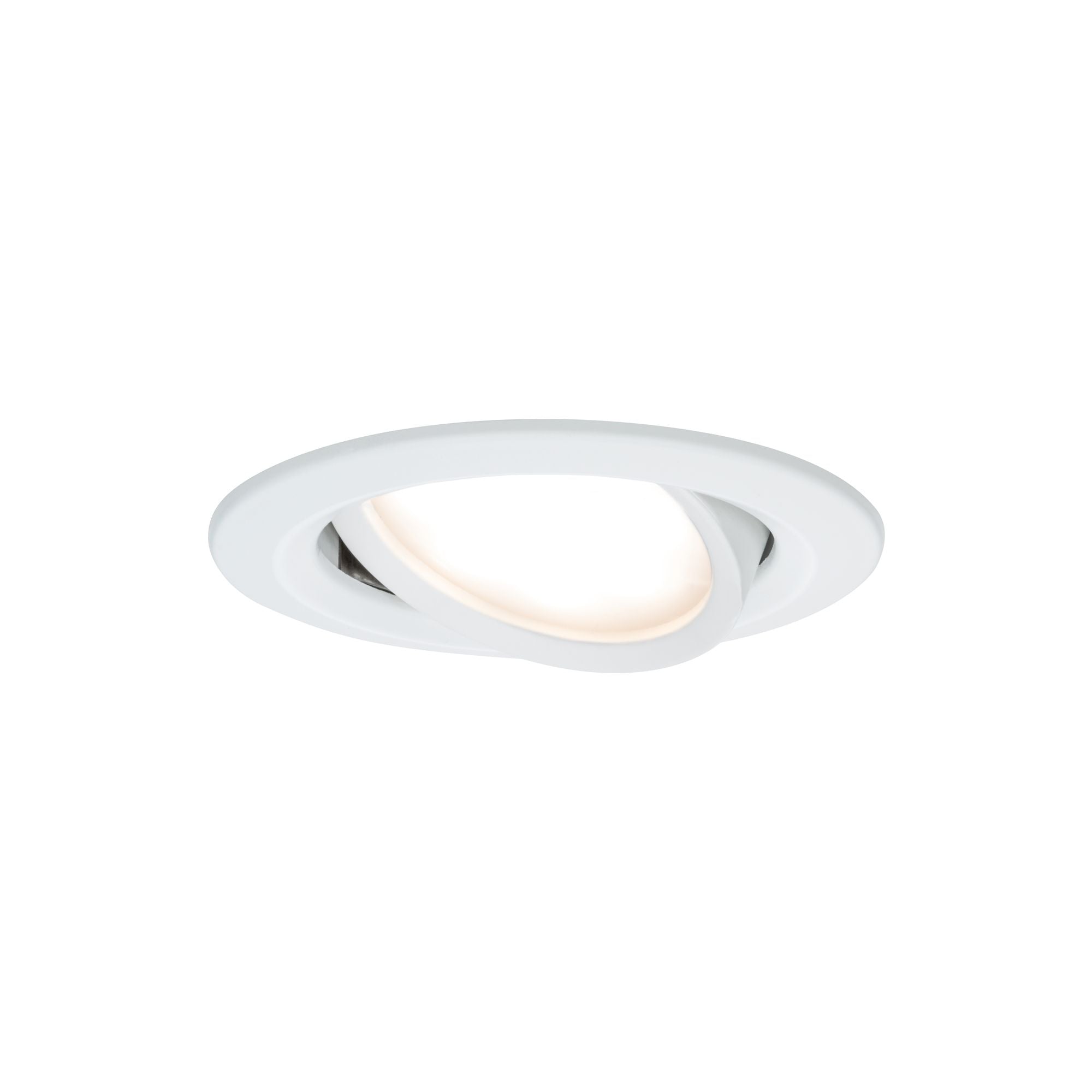 LED Einbauleuchte Nova Plus Coin Basisset schwenkbar IP65 rund 93mm 30° Coin 3x6W 3x470lm 230V dimmbar 2700K Weiß matt - Paulmann - 93682