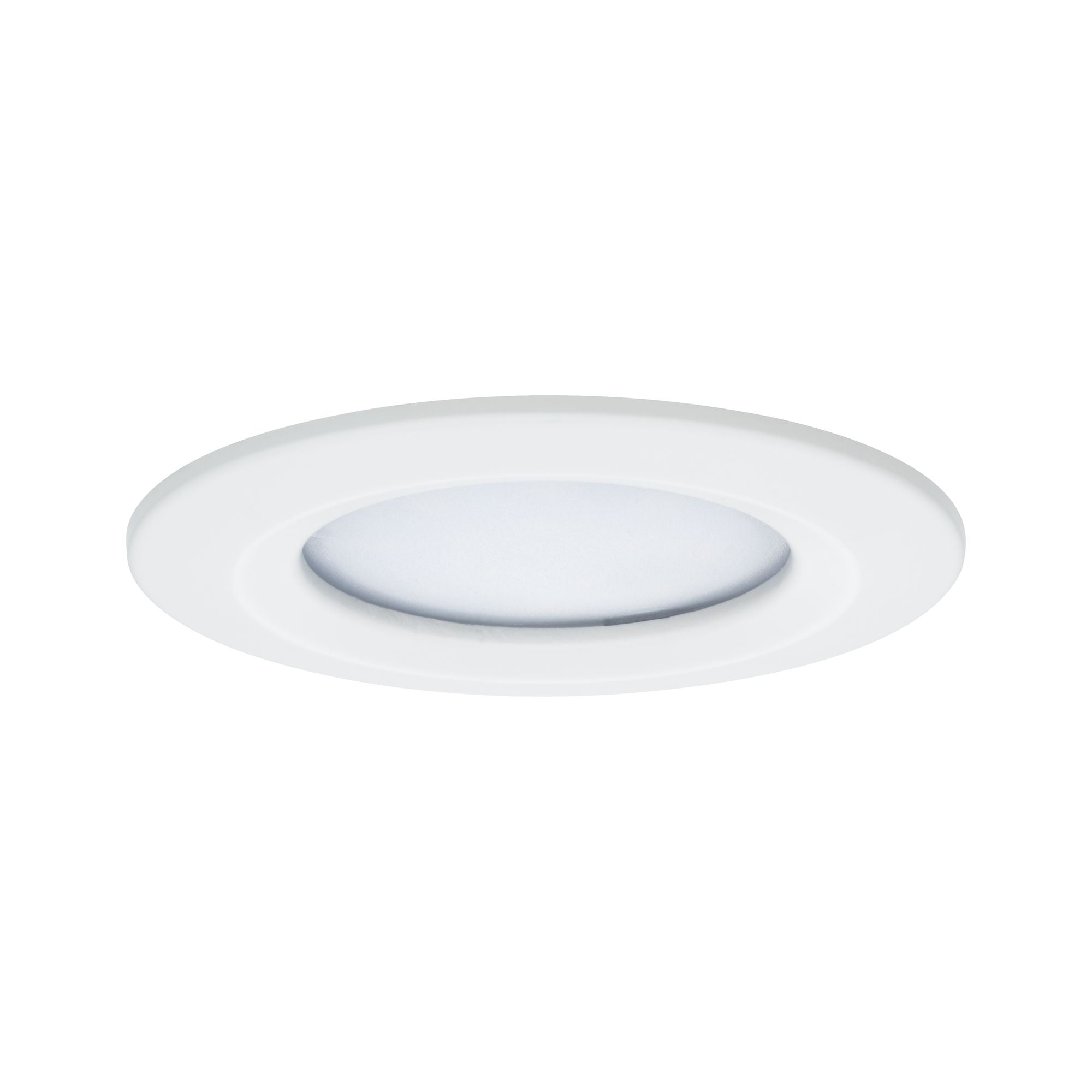 LED Einbauleuchte Nova Plus Coin Basisset starr IP44 rund 78mm Coin 3x6W 3x470lm 230V dimmbar 2700K Weiß matt - Paulmann - 93870