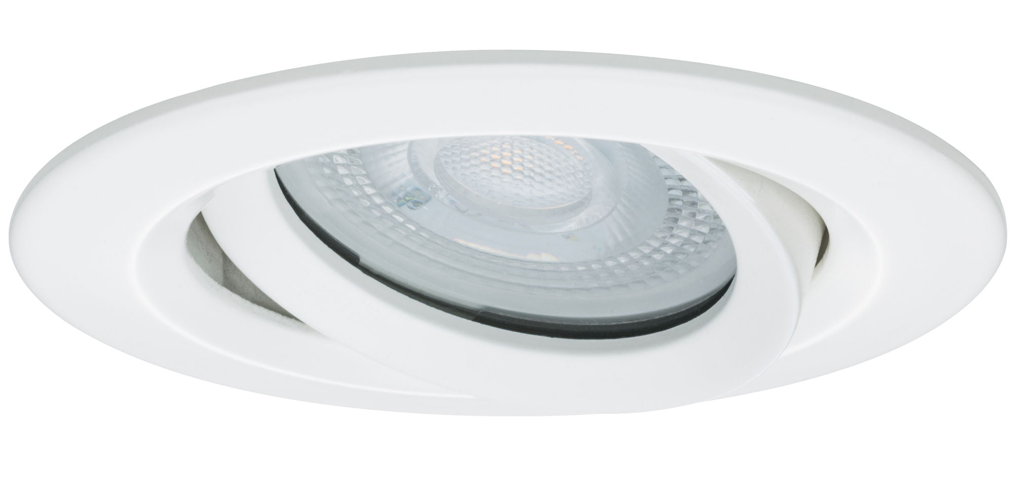 LED Einbauleuchte Nova Plus Einzelleuchte schwenkbar IP65 rund 93mm 30° GU10 7W 460lm 230V dimmbar 2700K Weiß matt - Paulmann - 92897