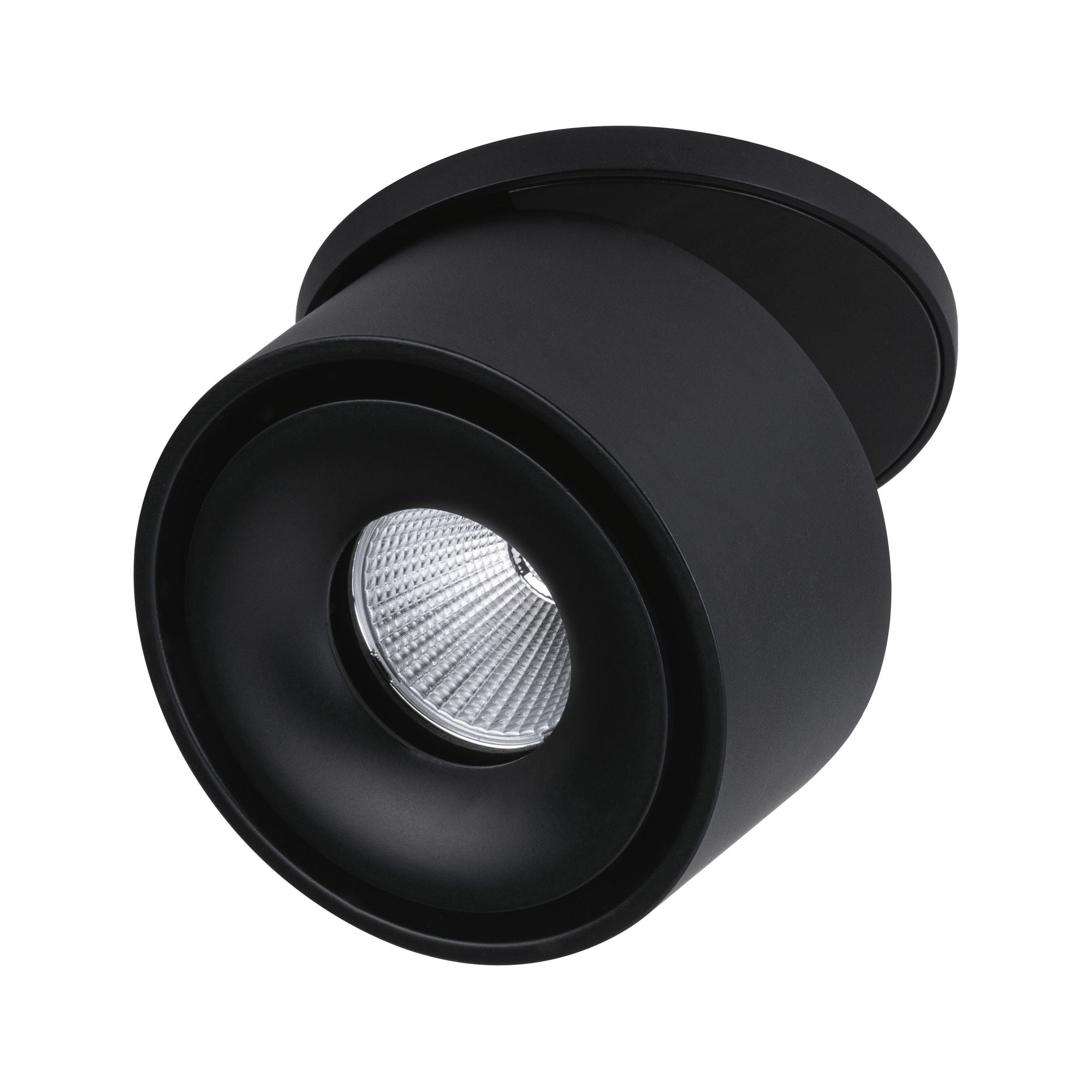 LED Einbauleuchte Spircle rund 78mm 8W 550lm 230V 3000K Schwarz matt - Paulmann - 93370