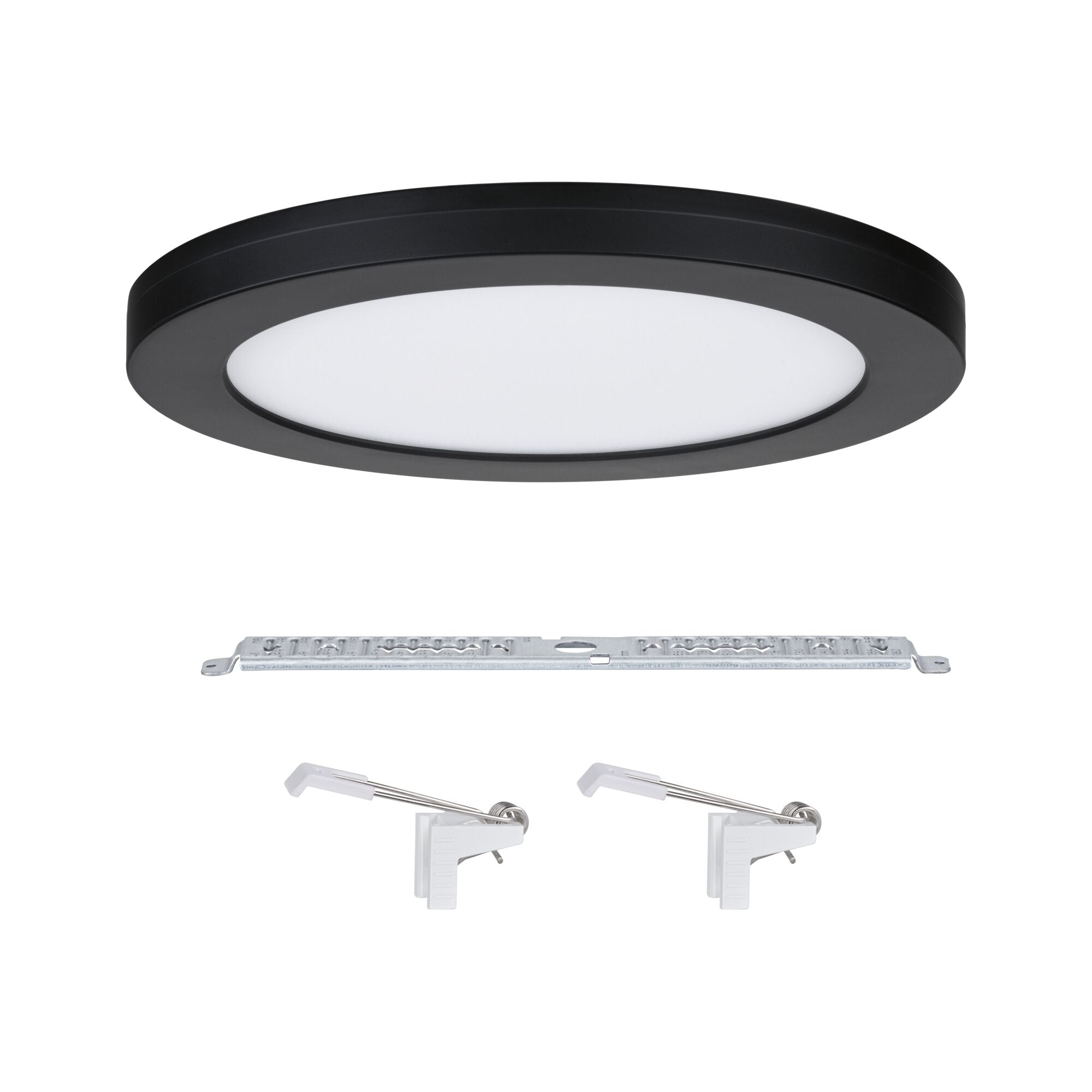 LED Einbaupanel 2in1 Cover - it rund 225mm 16,5W 1200lm 4000K Schwarz - Paulmann - 93097