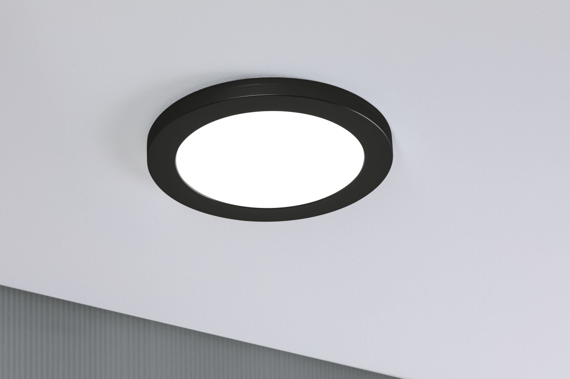 LED Einbaupanel 2in1 Cover - it rund 225mm 16,5W 1200lm 4000K Schwarz - Paulmann - 93097