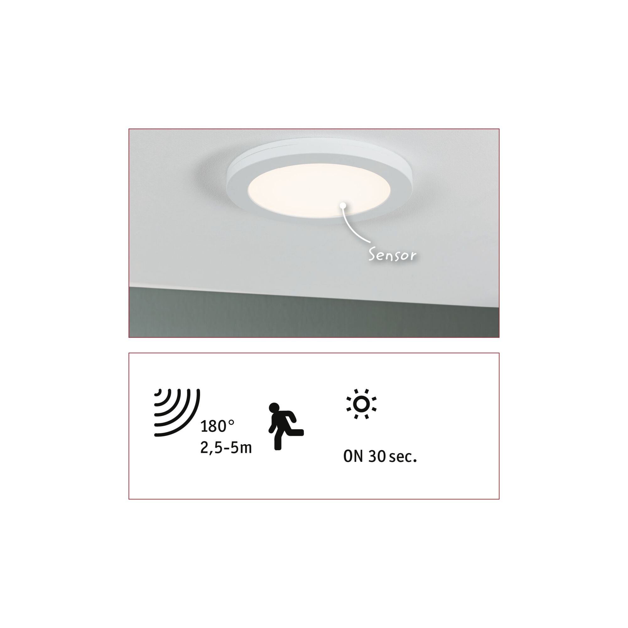 LED Einbaupanel 2in1 Cover - it rund 225mm 16,5W 1200lm 4000K Weiß matt - Paulmann - 95391
