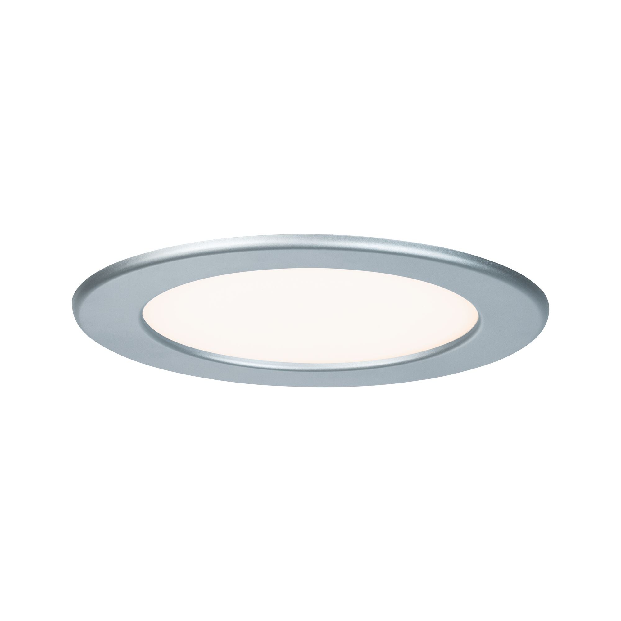 LED Einbaupanel LED Einbaupanel IP44 rund 170mm 11,1W 720lm 2700K Chrom matt - Paulmann - 92074