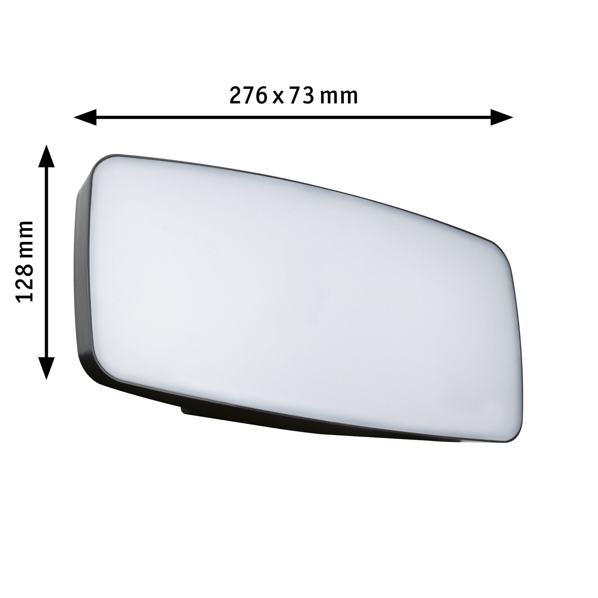 LED Hausnummernleuchte Sheera Dämmerungssensor Bewegungsmelder mit Hochfrequenz - Sensor seewasserresistent IP44 276x73mm 3000K 6,5W 460lm 230V Anthrazit Kunststoff - Paulmann - 94506