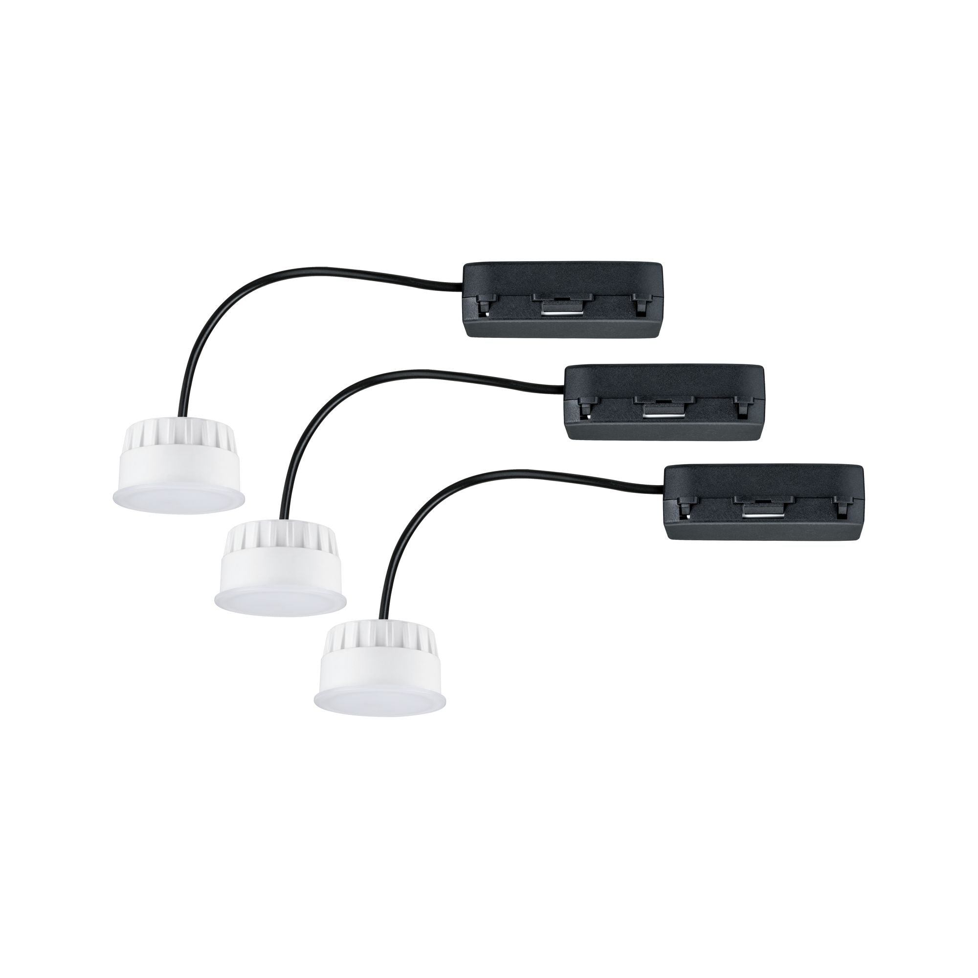 LED Modul Einbauleuchte Choose Coin 3er - Set White Switch rund 51mm Coin 3x6,5W 3x580lm 230V White Switch Satin - Paulmann - 92478