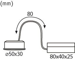 LED Modul Einbauleuchte Nova Plus Coin rund 50mm Coin 6W 470lm 230V dimmbar 2700K Satin - Paulmann - 93078