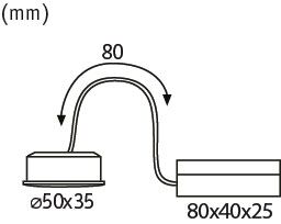 LED Modul Einbauleuchte Nova Plus Coin rund 50mm Coin 6W 530lm 230V dimmbar 4000K Satin - Paulmann - 93079