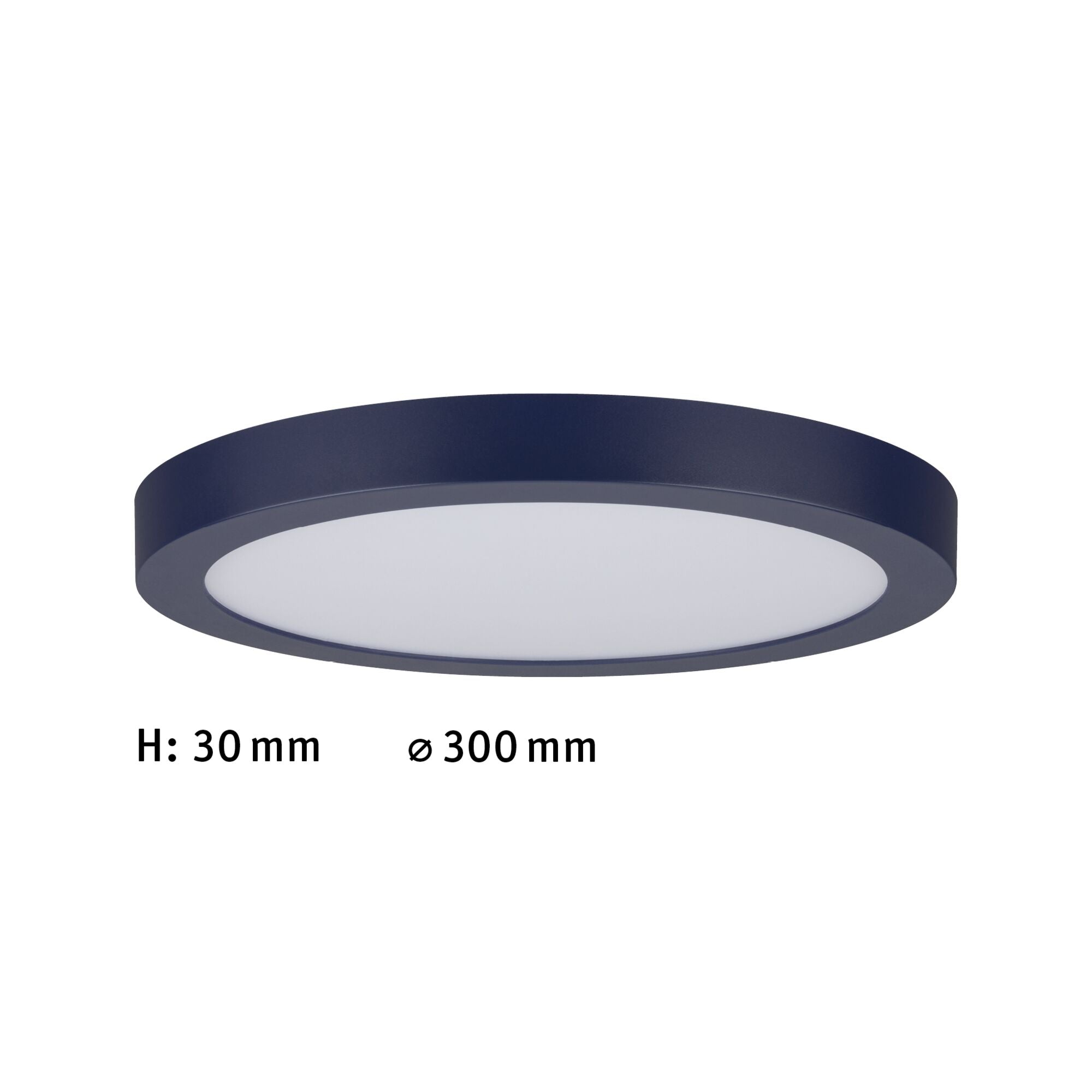 LED Panel Abia rund 300mm 22W 2200lm 2700K Nachtblau - Paulmann - 70986