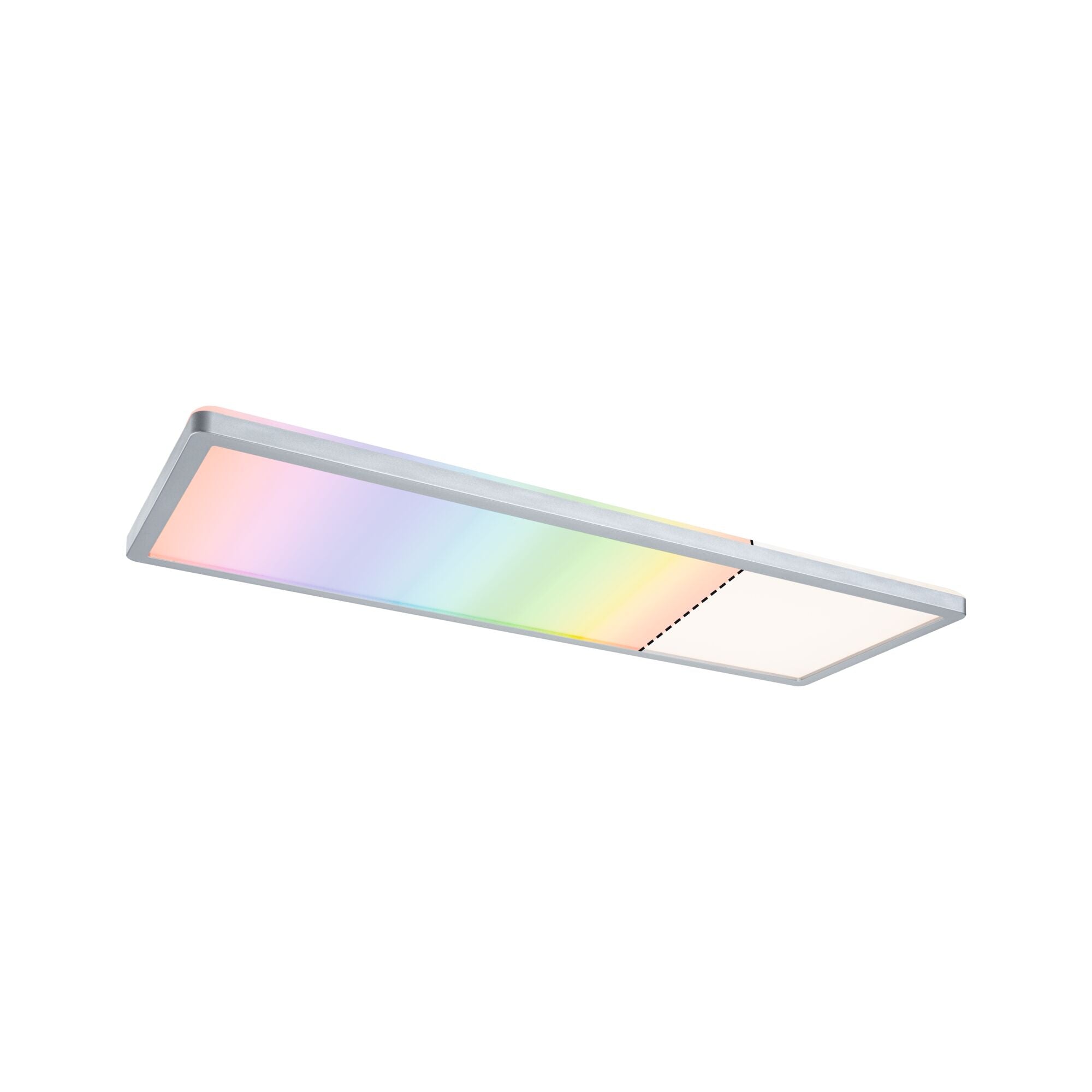 LED Panel Atria Shine Backlight eckig 580x200mm 20W 2000lm RGBW Chrom matt dimmbar - Paulmann - 71020