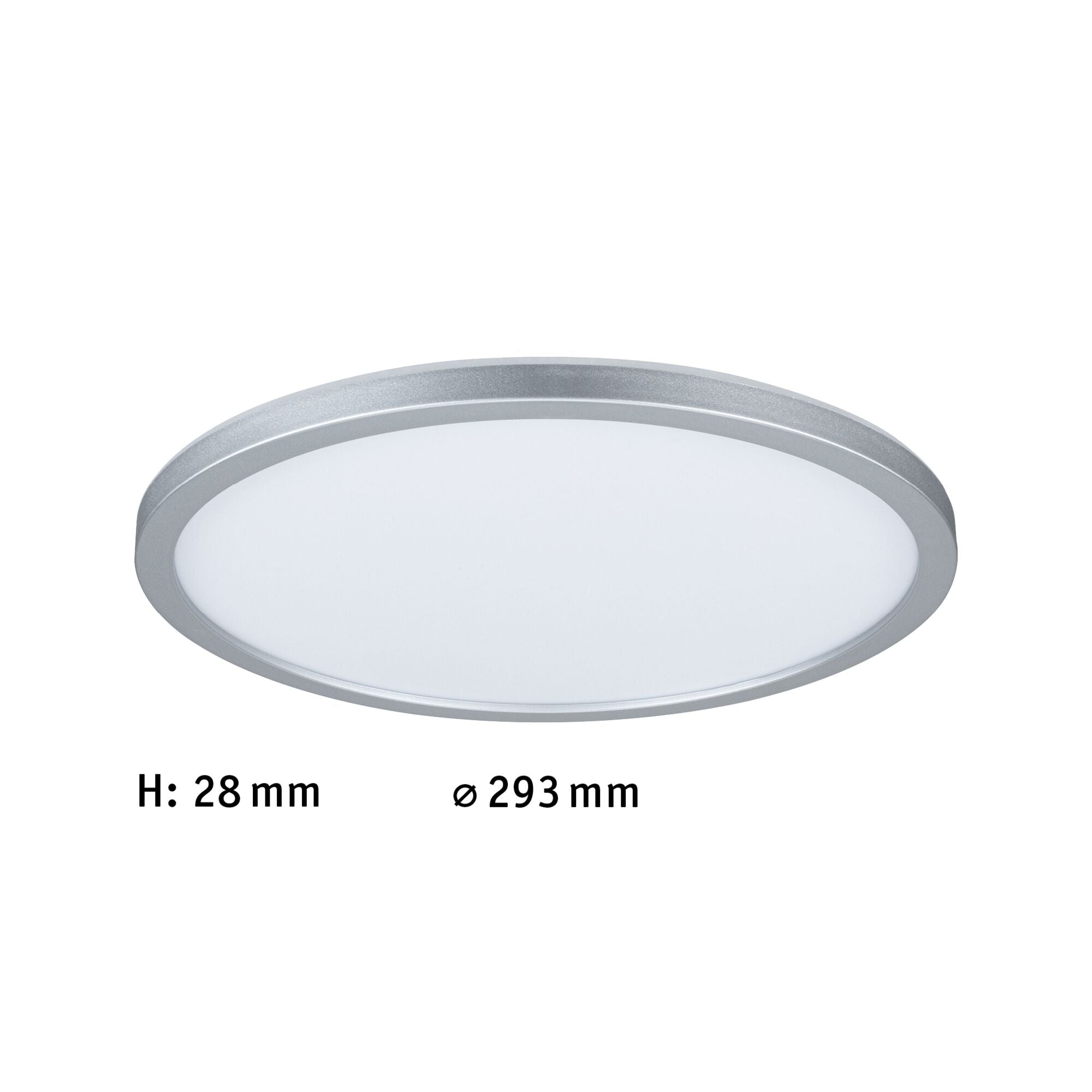 LED Panel Atria Shine Backlight rund 293mm 16W 1600lm 4000K Chrom matt - Paulmann - 71005