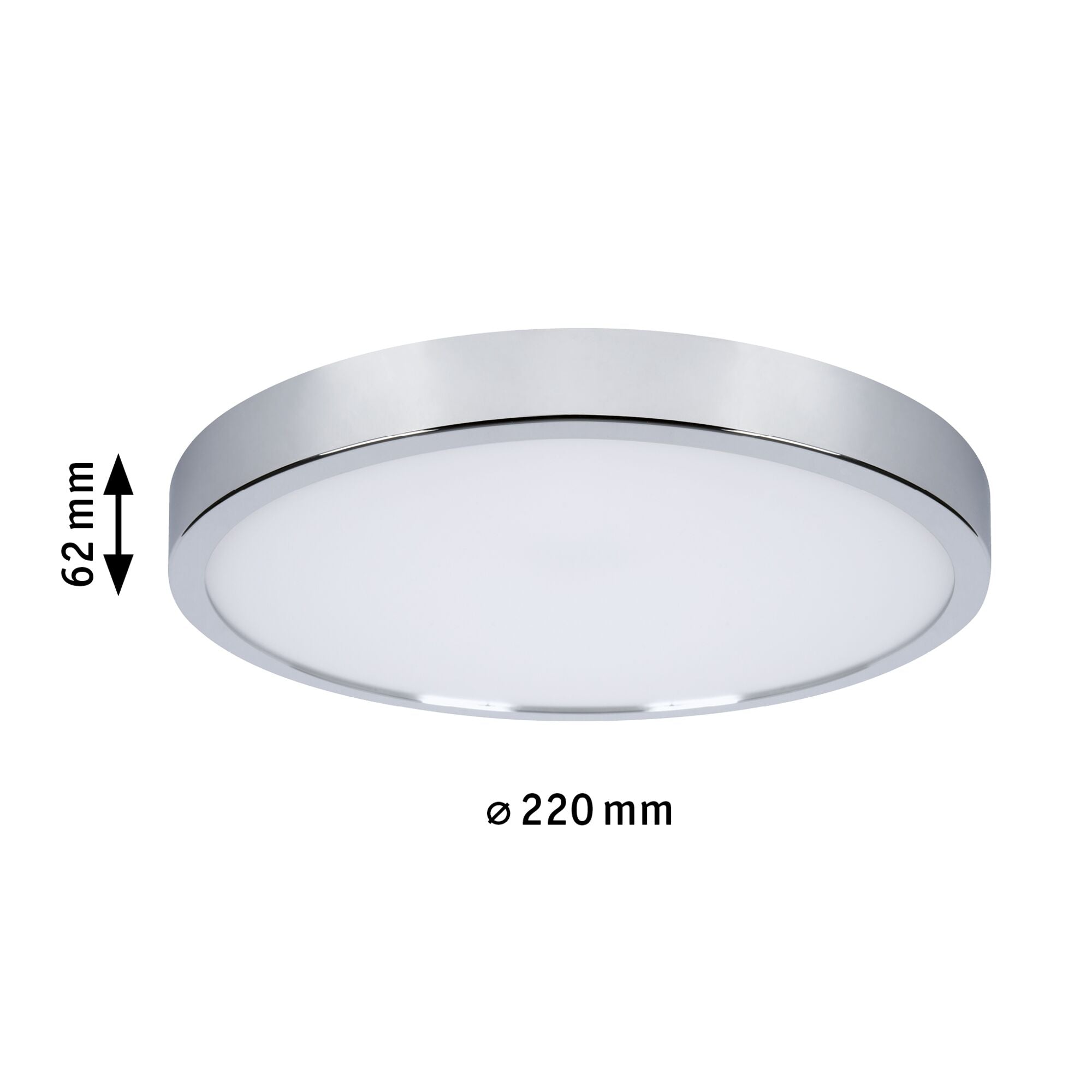 LED Panel Aviar IP44 rund 360mm 24W 2200lm White Switch Chrom - Paulmann - 78927