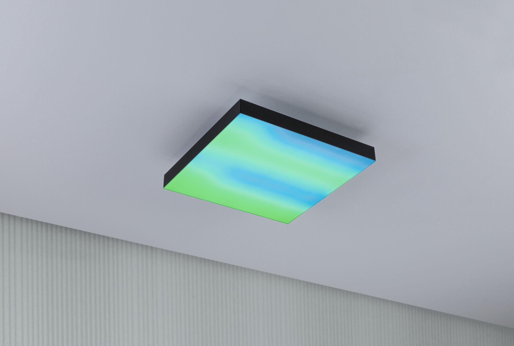LED Panel Velora Rainbow dynamicRGBW eckig 295x295mm 13,2W 1140lm RGB+ Schwarz dimmbar - Paulmann - 79907