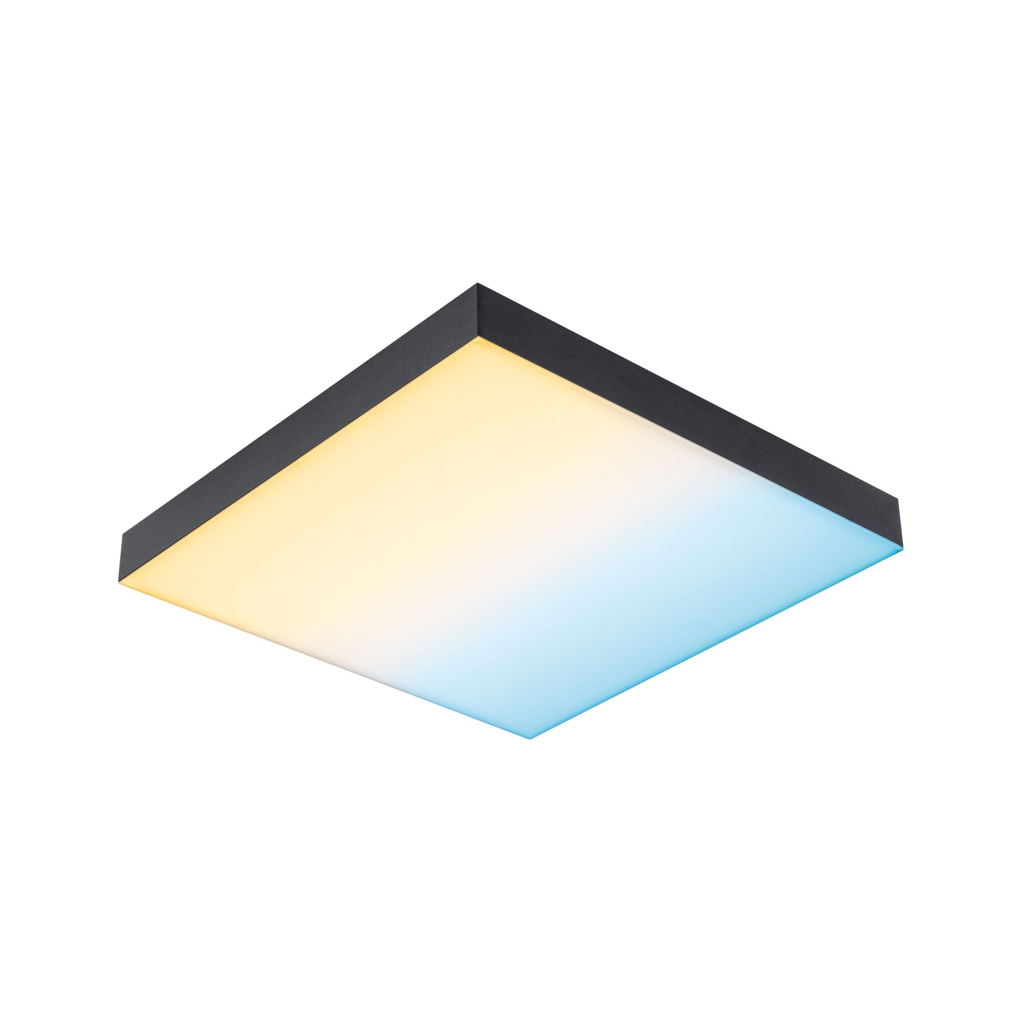LED Panel Velora Rainbow dynamicRGBW eckig 295x295mm 13,2W 1140lm RGB+ Schwarz dimmbar - Paulmann - 79907