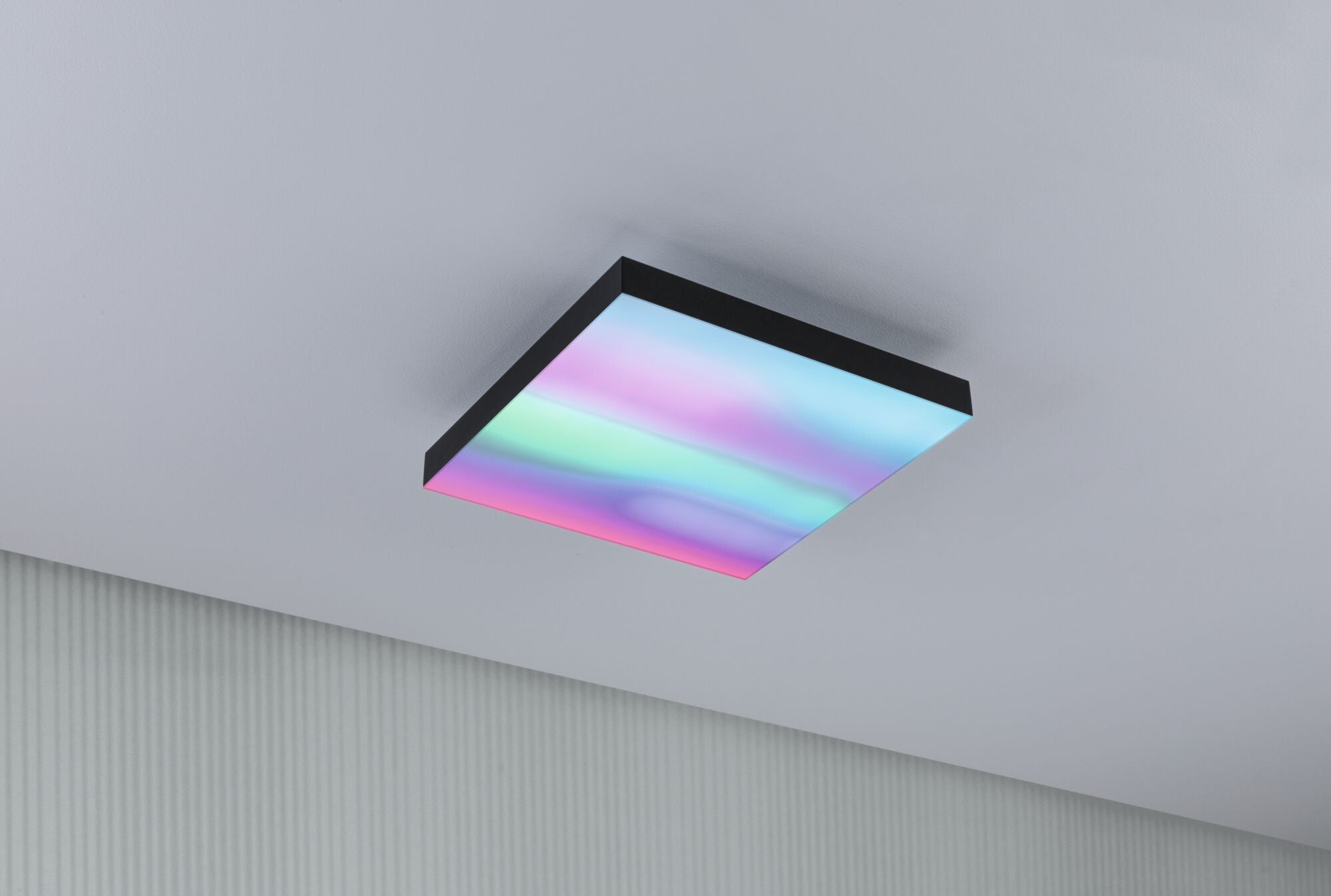 LED Panel Velora Rainbow dynamicRGBW eckig 295x295mm 13,2W 1140lm RGB+ Schwarz dimmbar - Paulmann - 79907