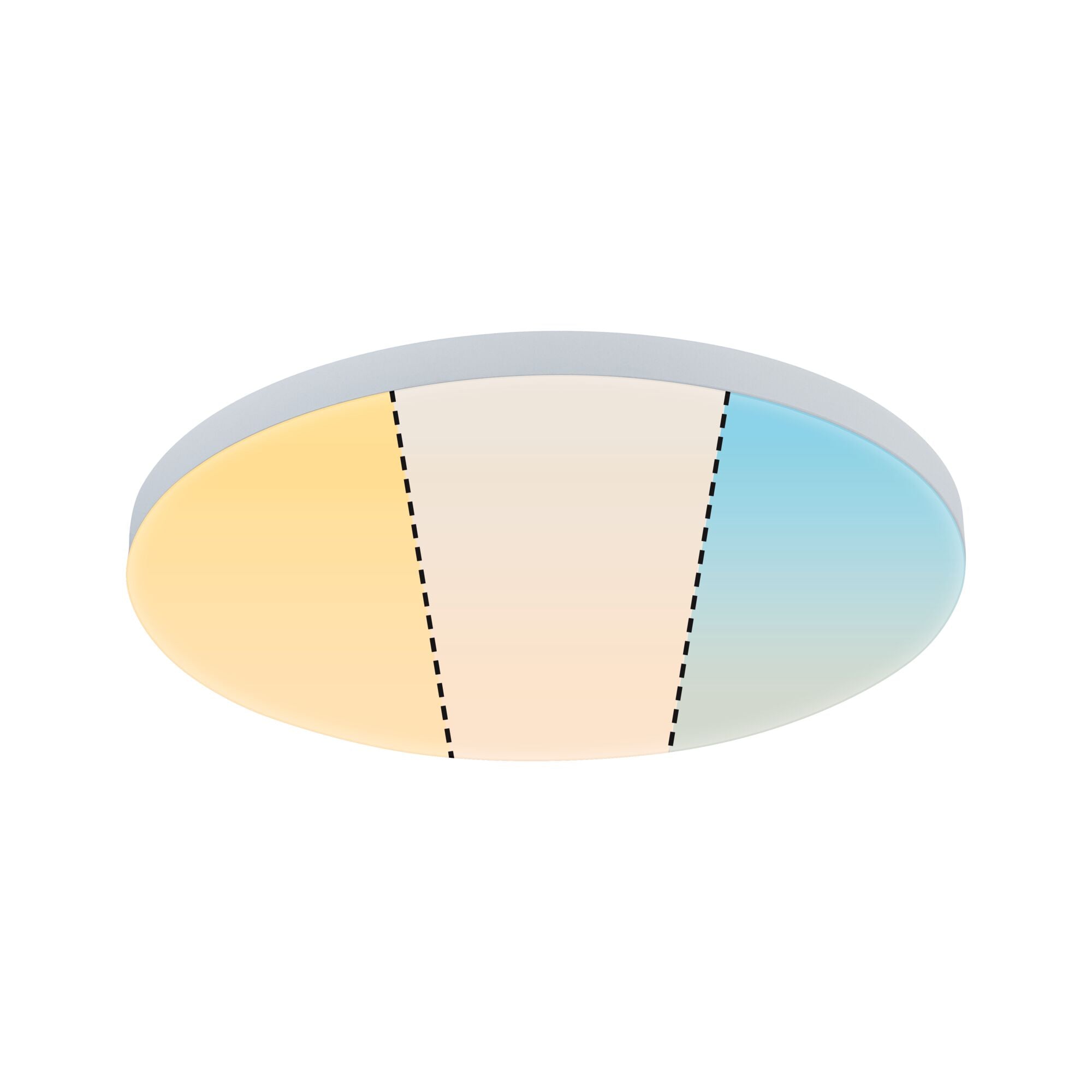 LED Panel Velora rund 400mm 19W 1750lm White Switch Weiß - Paulmann - 79893