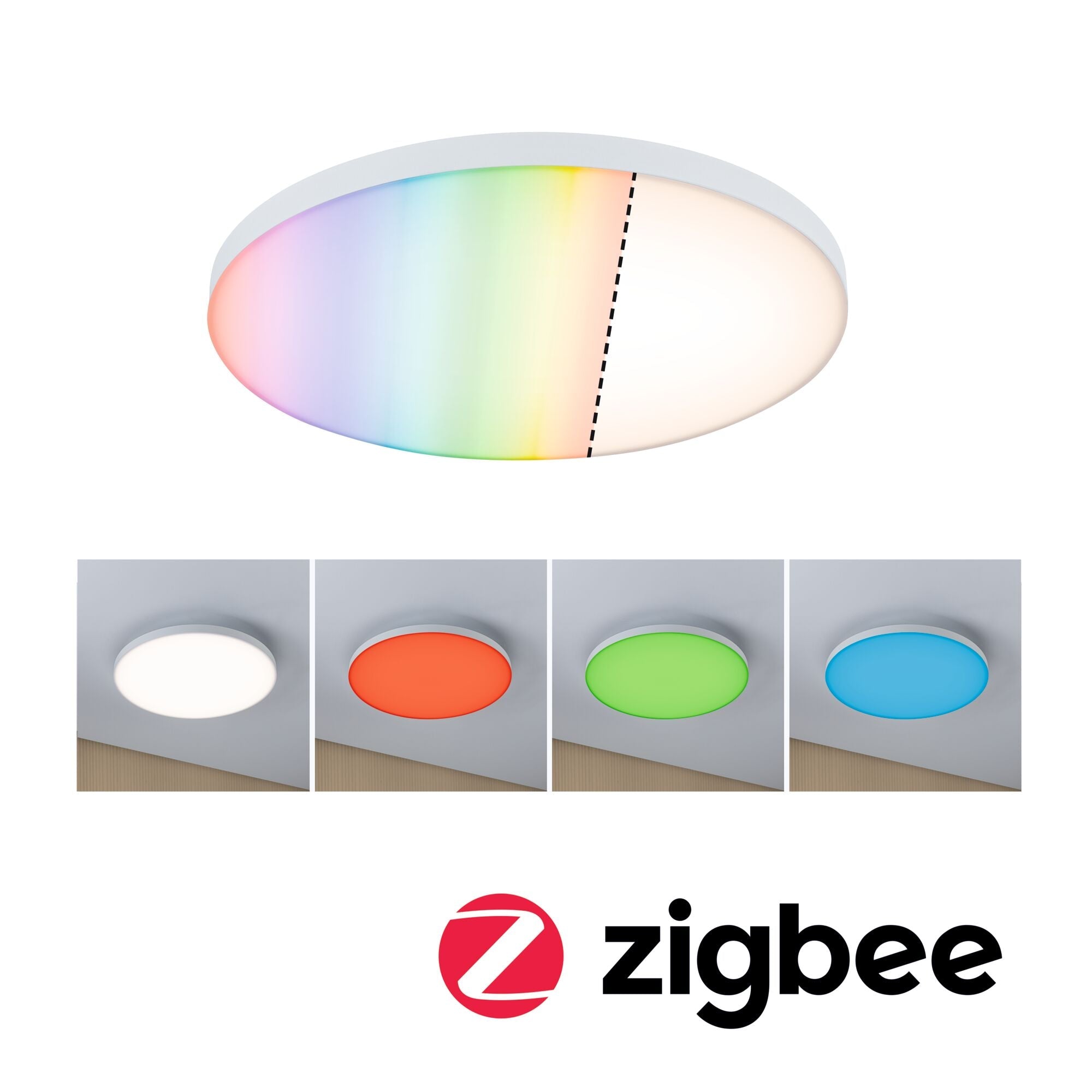 LED Panel Velora rund 400mm 22W 2000lm RGBW+ Weiß dimmbar - Paulmann - 79897
