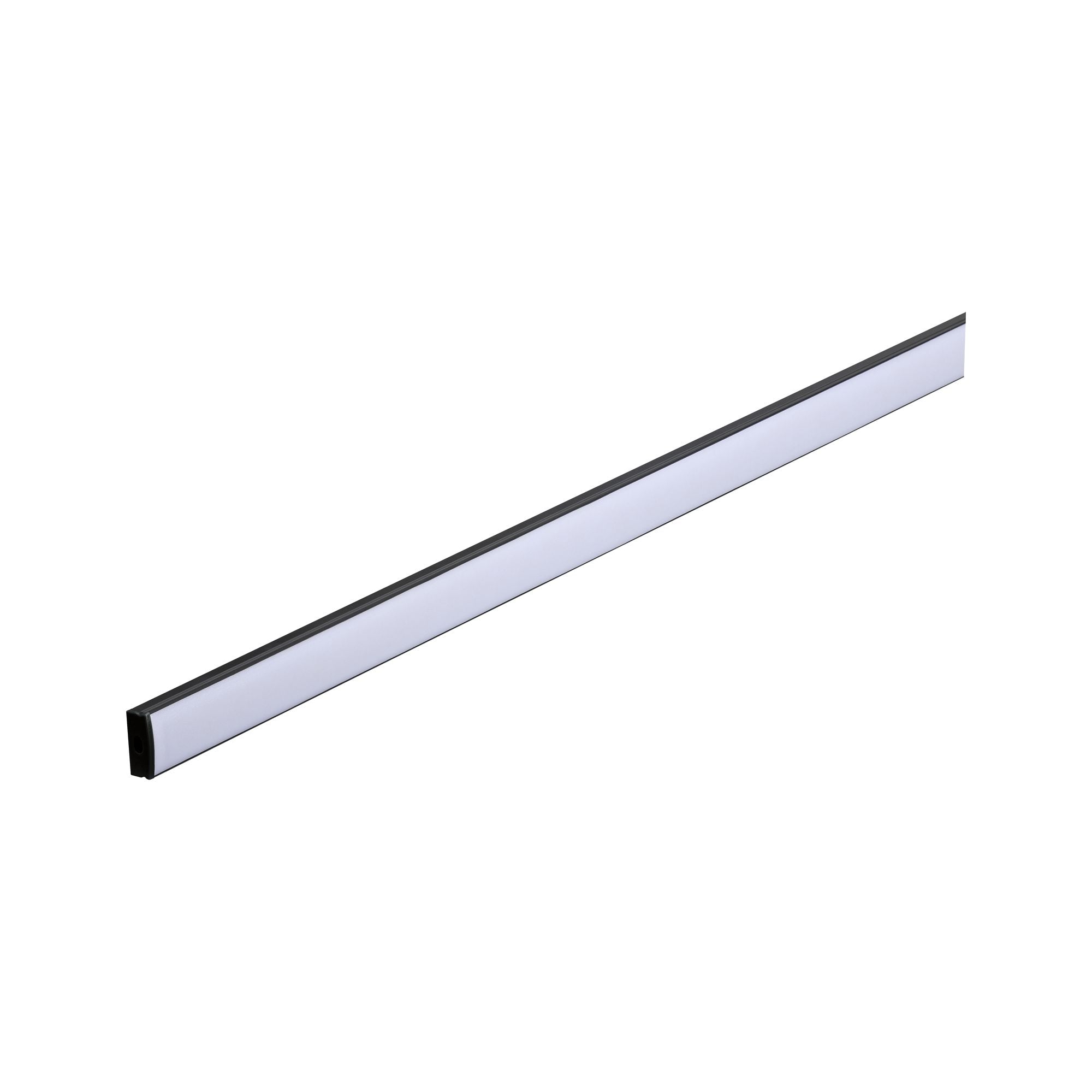 LED Strip Profil Base Weißer Diffusor 1m Schwarz - Paulmann - 78902