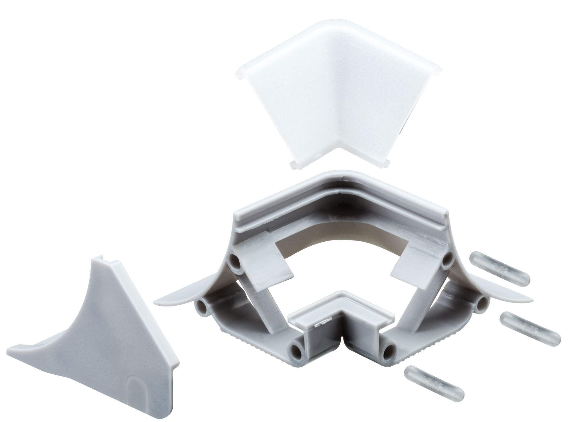 LED Strip Profil Corner Outside Edge 2er Pack Grau - Paulmann - 70441