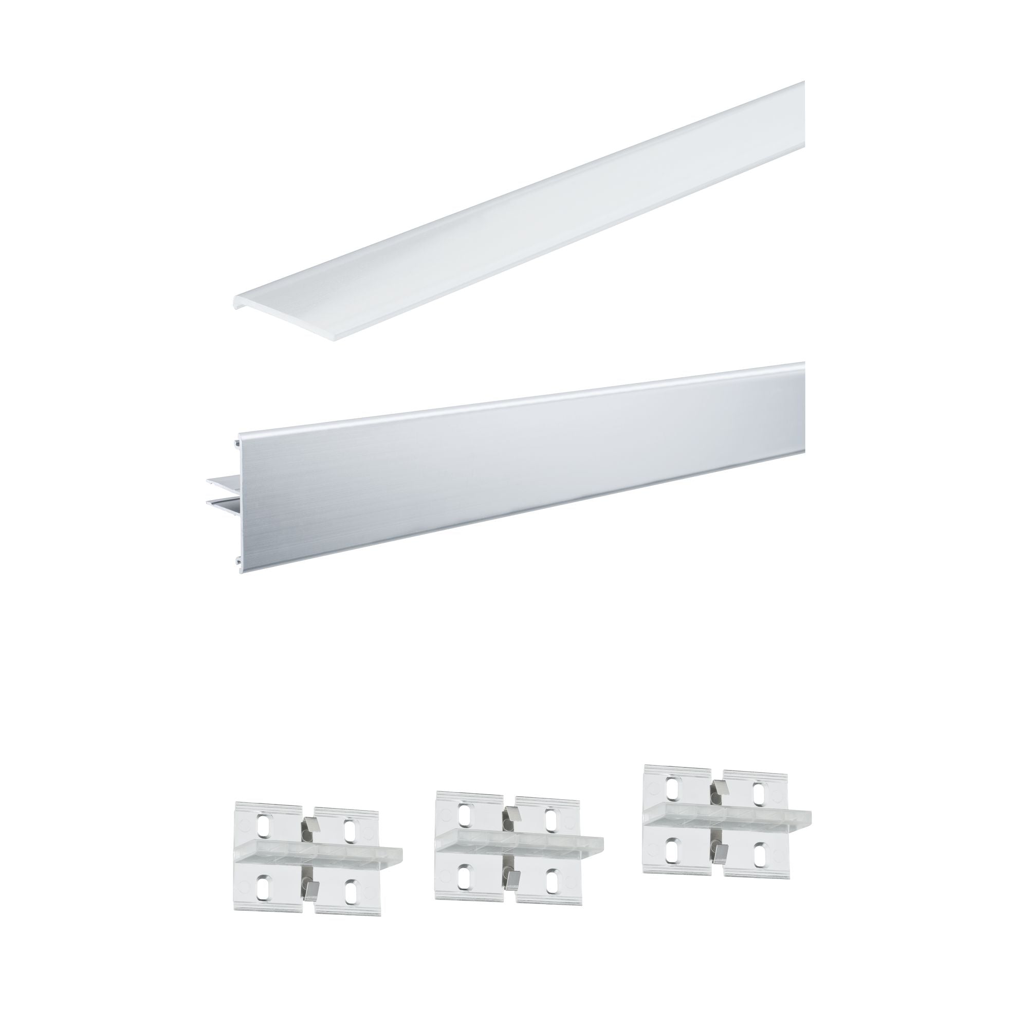 LED Strip Profil Duo 2m Alu eloxiert - Paulmann - 70519