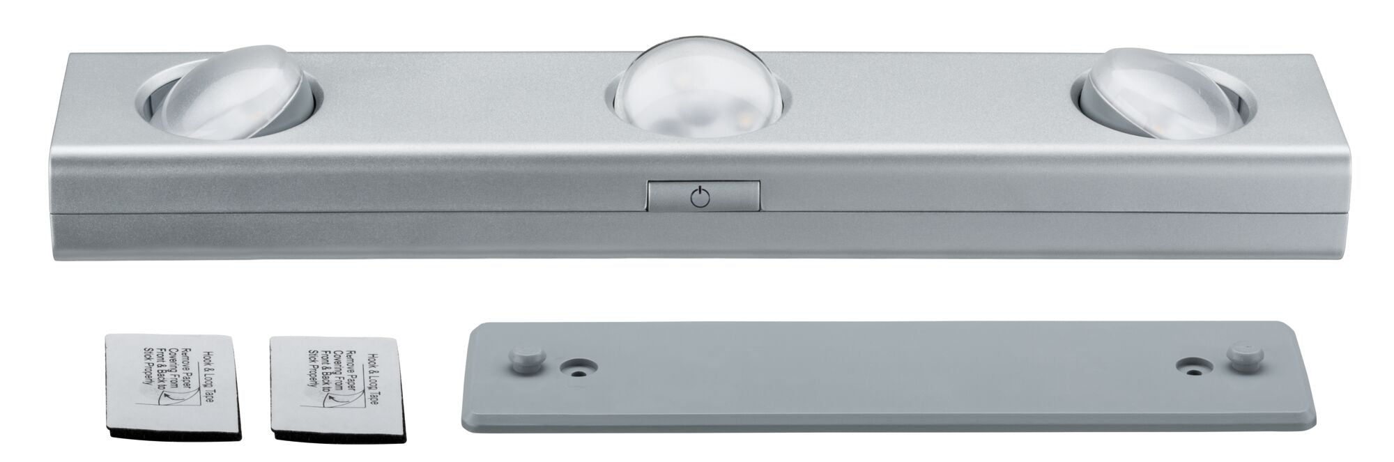 LED Unterschrankleuchte Jiggle inkl. Schalter 300x60mm 3x22lm 3000K dimmbar Chrom matt - Paulmann - 70635