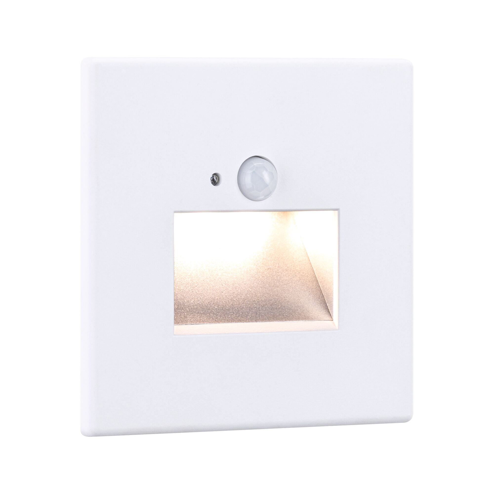 LED Wandeinbauleuchte Edge Quadro eckig 80x42mm 1,2W 25lm 230V 2700K Weiß - Paulmann - 93133