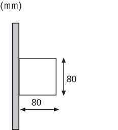 LED Wandleuchte Cybo IP65 eckig 80x80mm 2700K 2x3,5W 355lm / 355lm 230V Weiß Aluminium - Paulmann - 18001