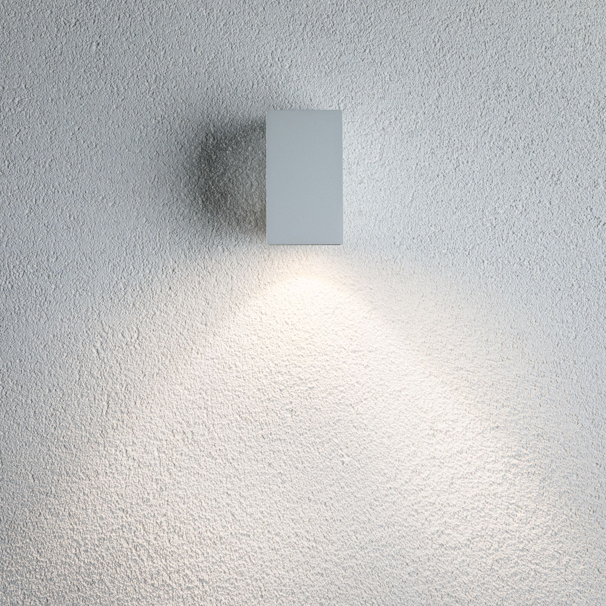 LED Wandleuchte Flame IP44 eckig 58x75mm 3000K 3,8W 320lm 230V Weiß Aluminium - Paulmann - 94329