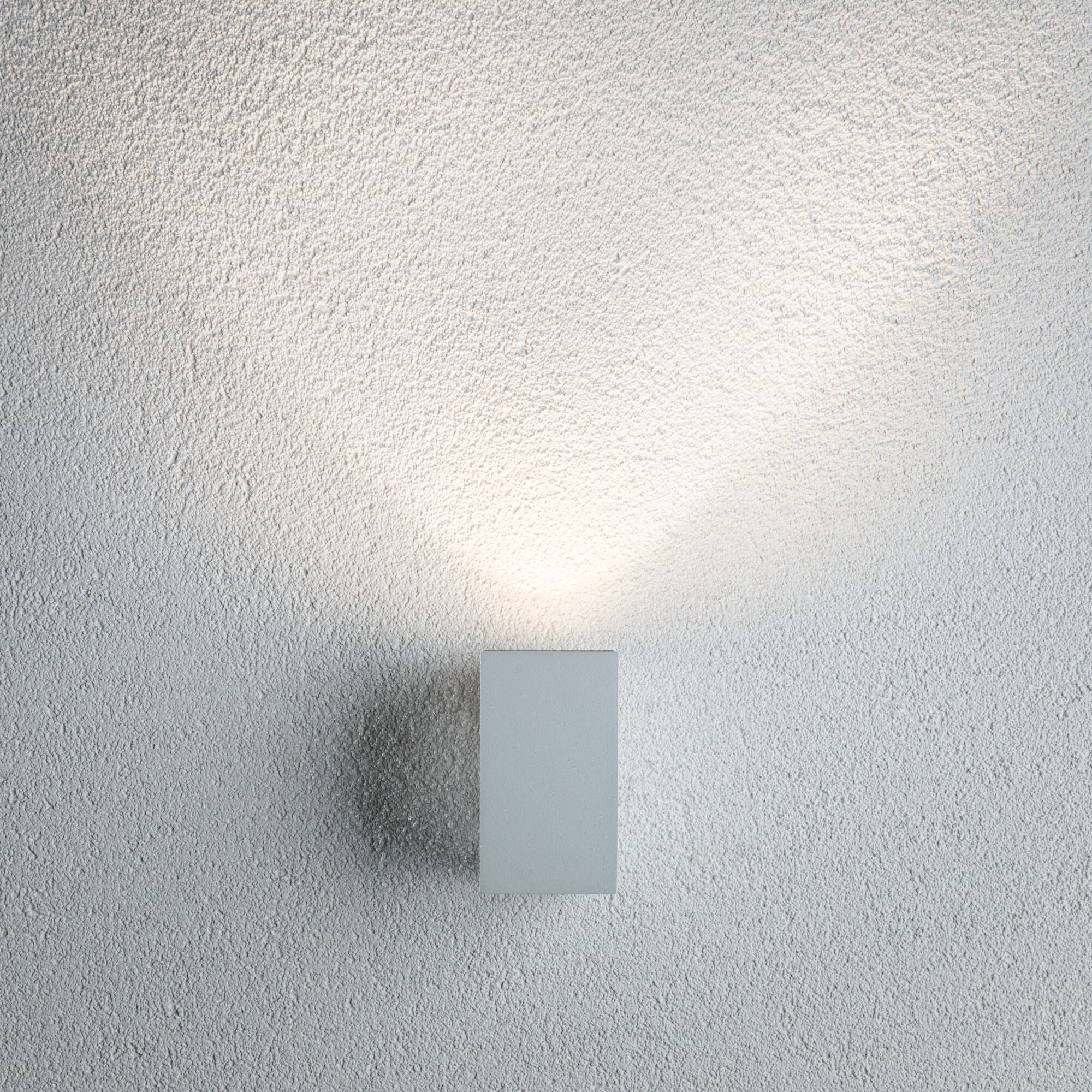 LED Wandleuchte Flame IP44 eckig 58x75mm 3000K 3,8W 320lm 230V Weiß Aluminium - Paulmann - 94329