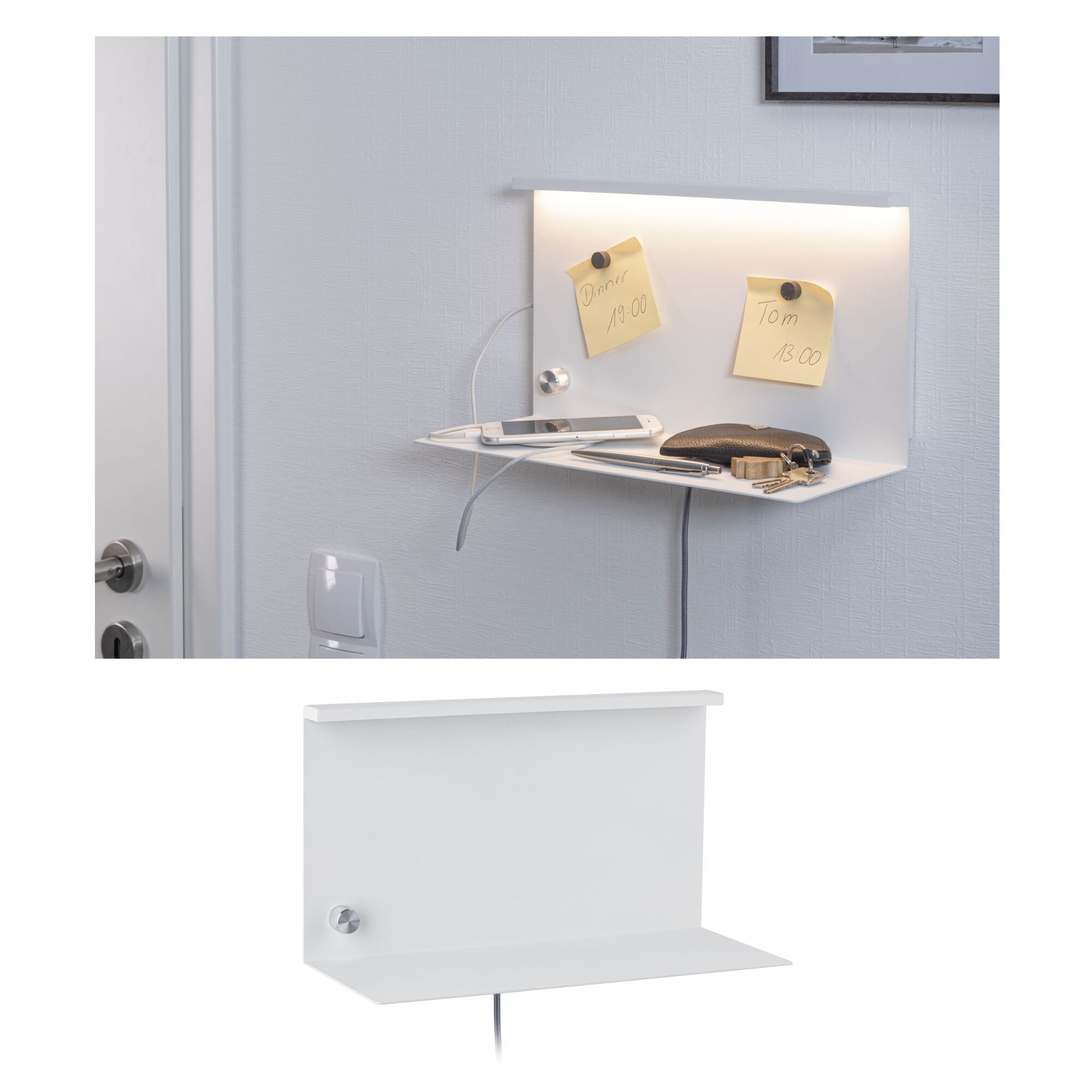 LED Wandleuchte Jarina 3000K 440lm 230V 4,5W dimmbar Weiß - Paulmann - 78916