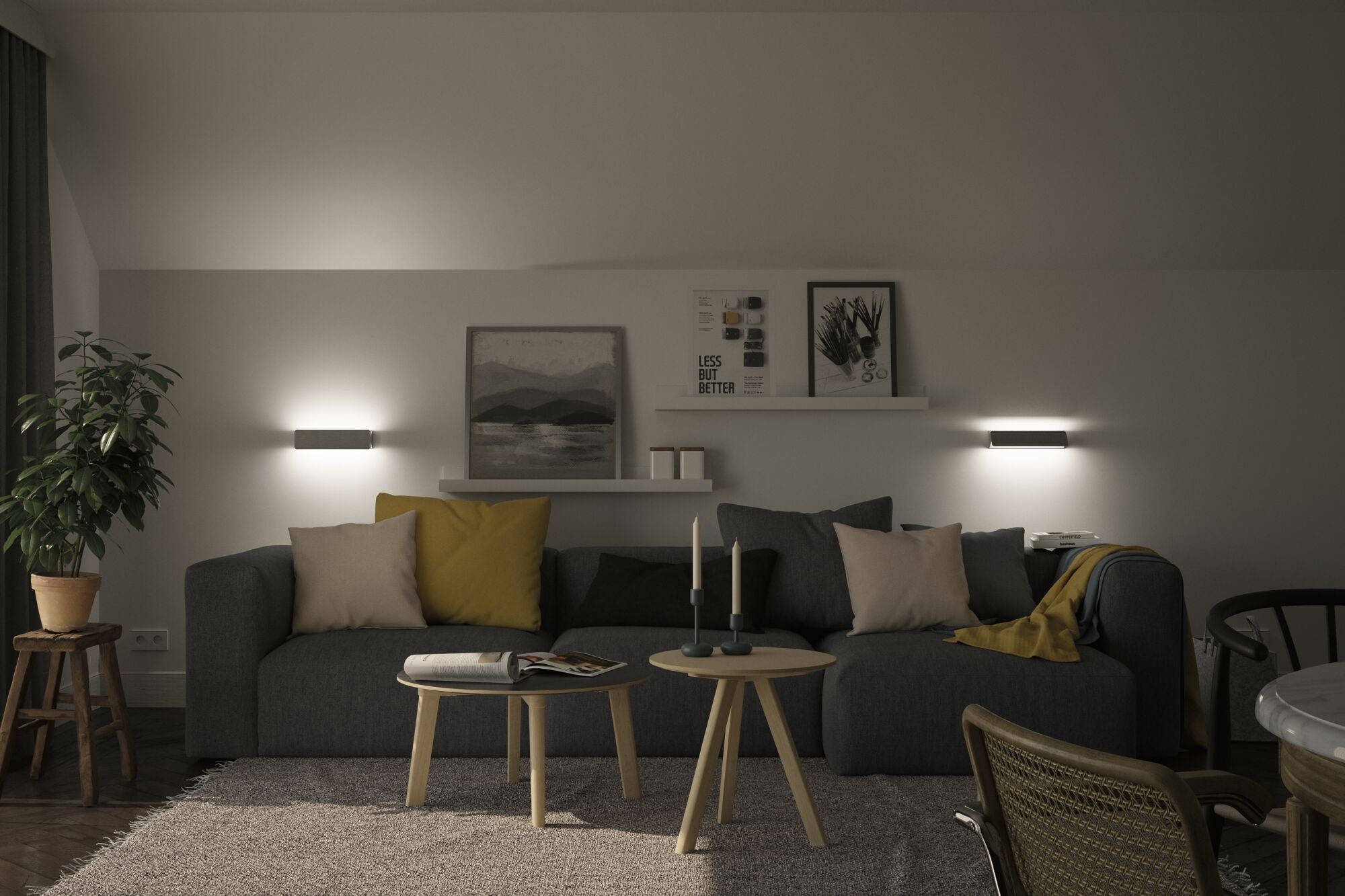 LED Wandleuchte Katla 2700K 340lm 230V 7W Alu gebürstet - Paulmann - 79513
